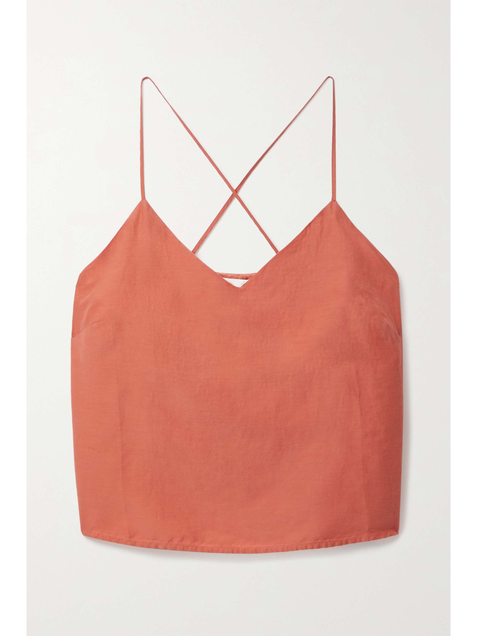 net-a-porter.com | + NET SUSTAIN Ravena organic cotton and silk-blend voile camisole