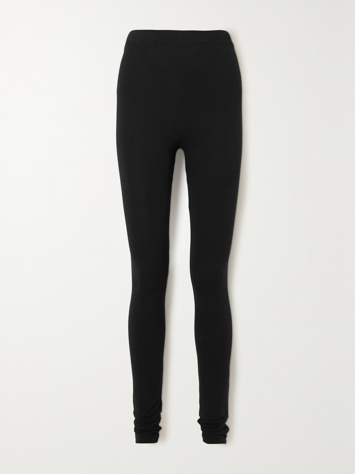 TOTEME - Cork Stretch-jersey Leggings - Black