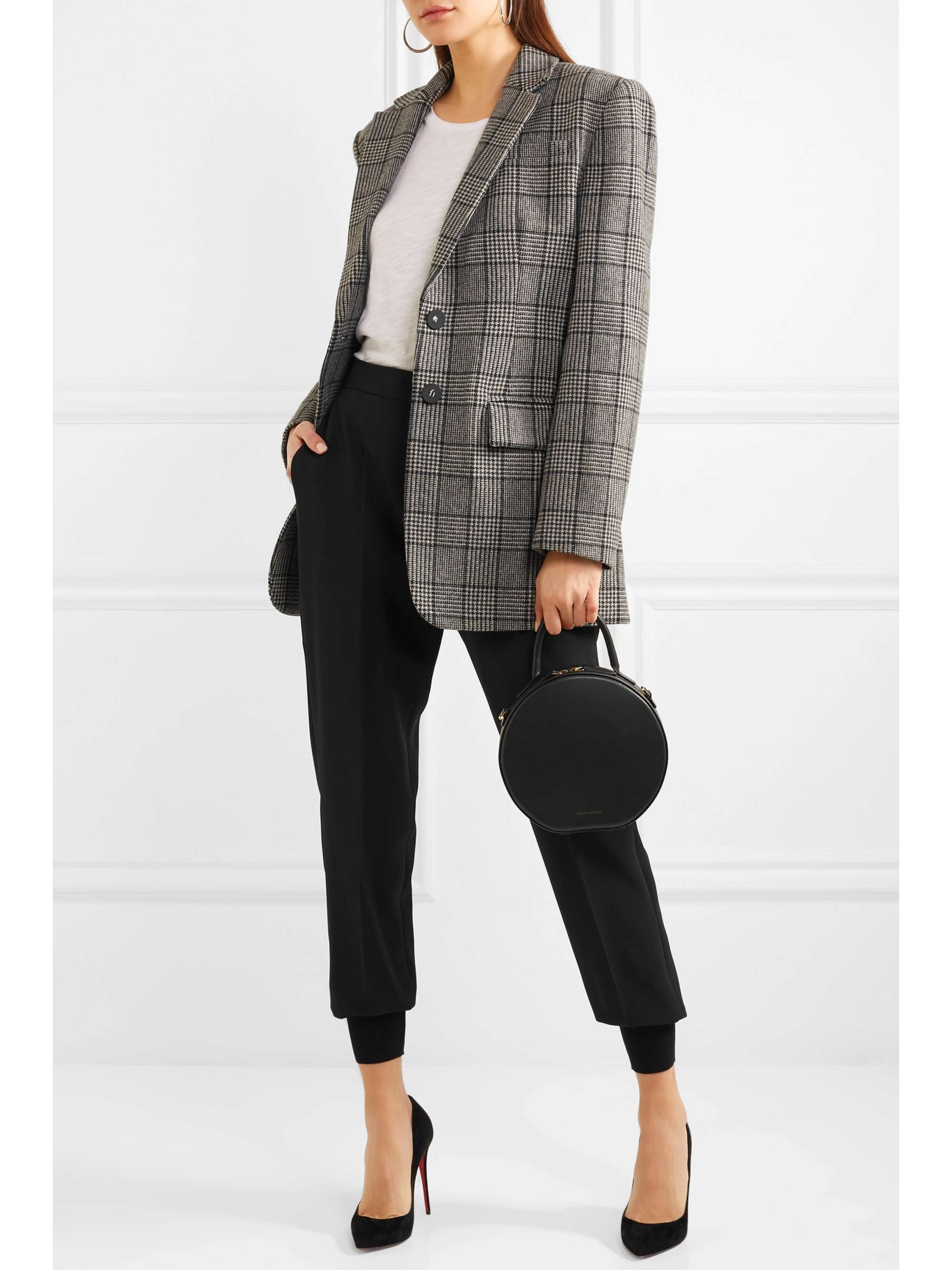 STELLA MCCARTNEY + NET SUSTAIN Julia stretch-cady track pants