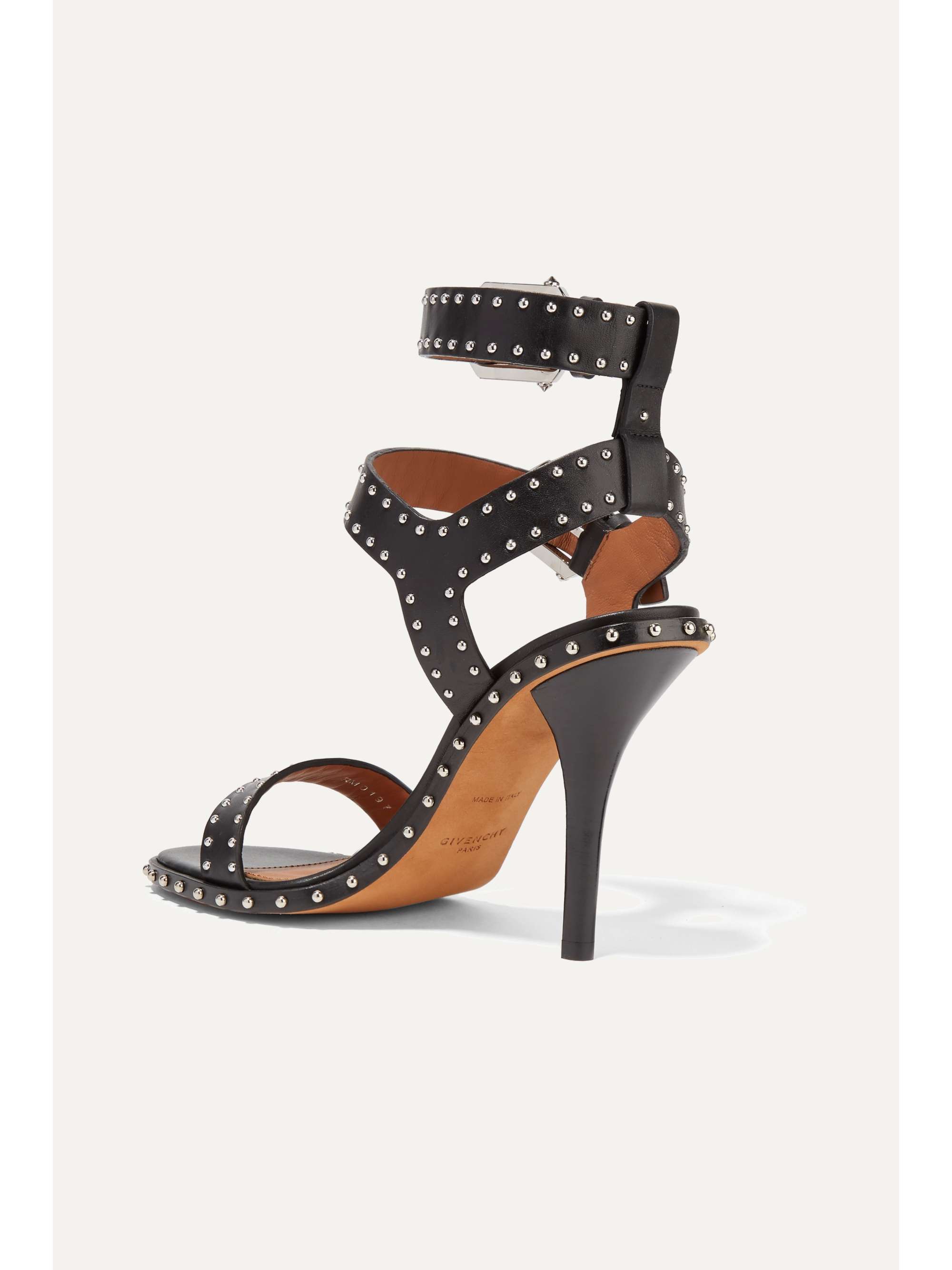 GIVENCHY Elegant studded leather sandals