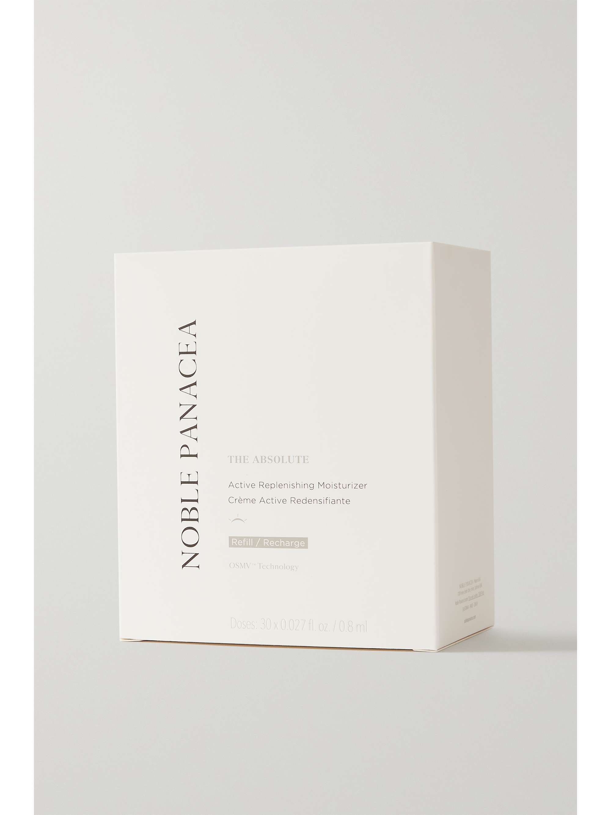NOBLE PANACEA + NET SUSTAIN The Absolute Active Replenishing Moisturizer Refill, 30 x 0.8ml
