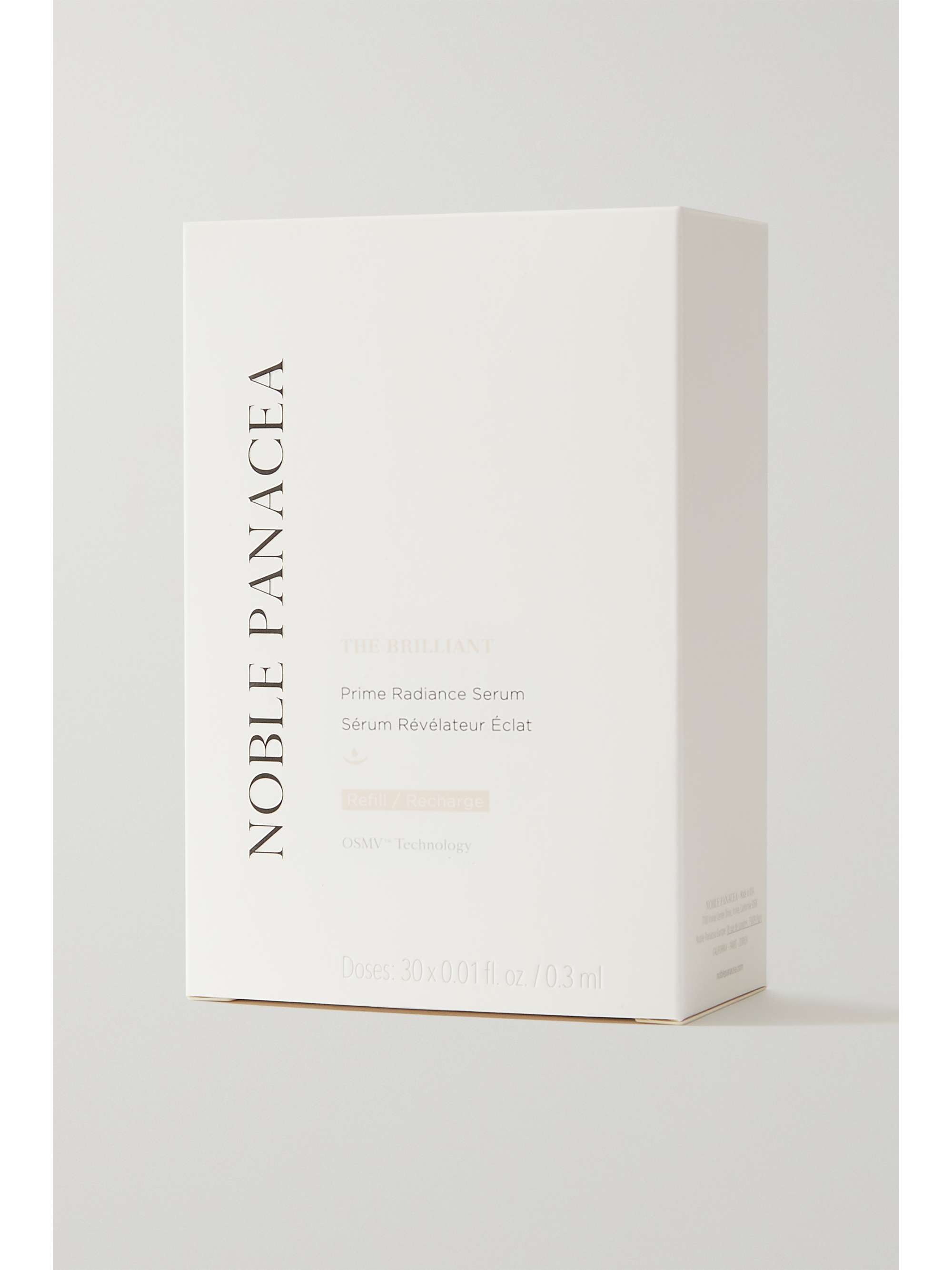 NOBLE PANACEA + NET SUSTAIN The Brilliant Prime Radiance Serum Refill, 30 x 0.5ml