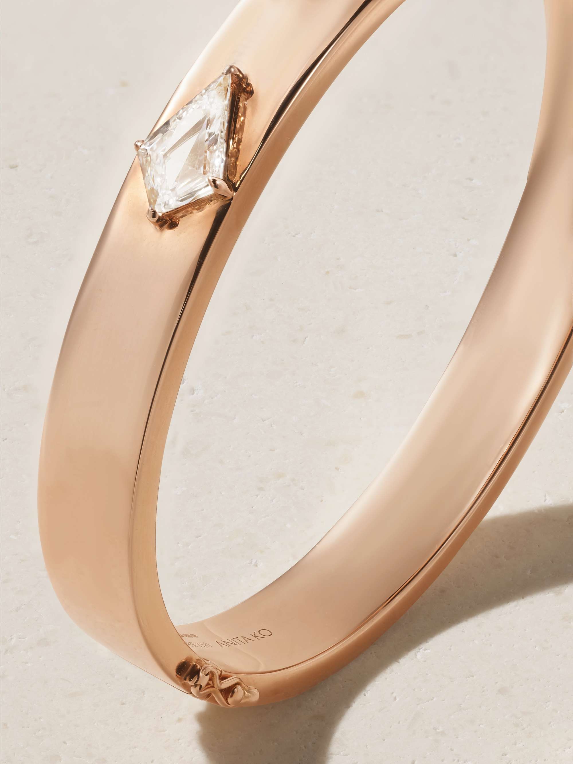 ANITA KO 18-karat rose gold diamond bracelet
