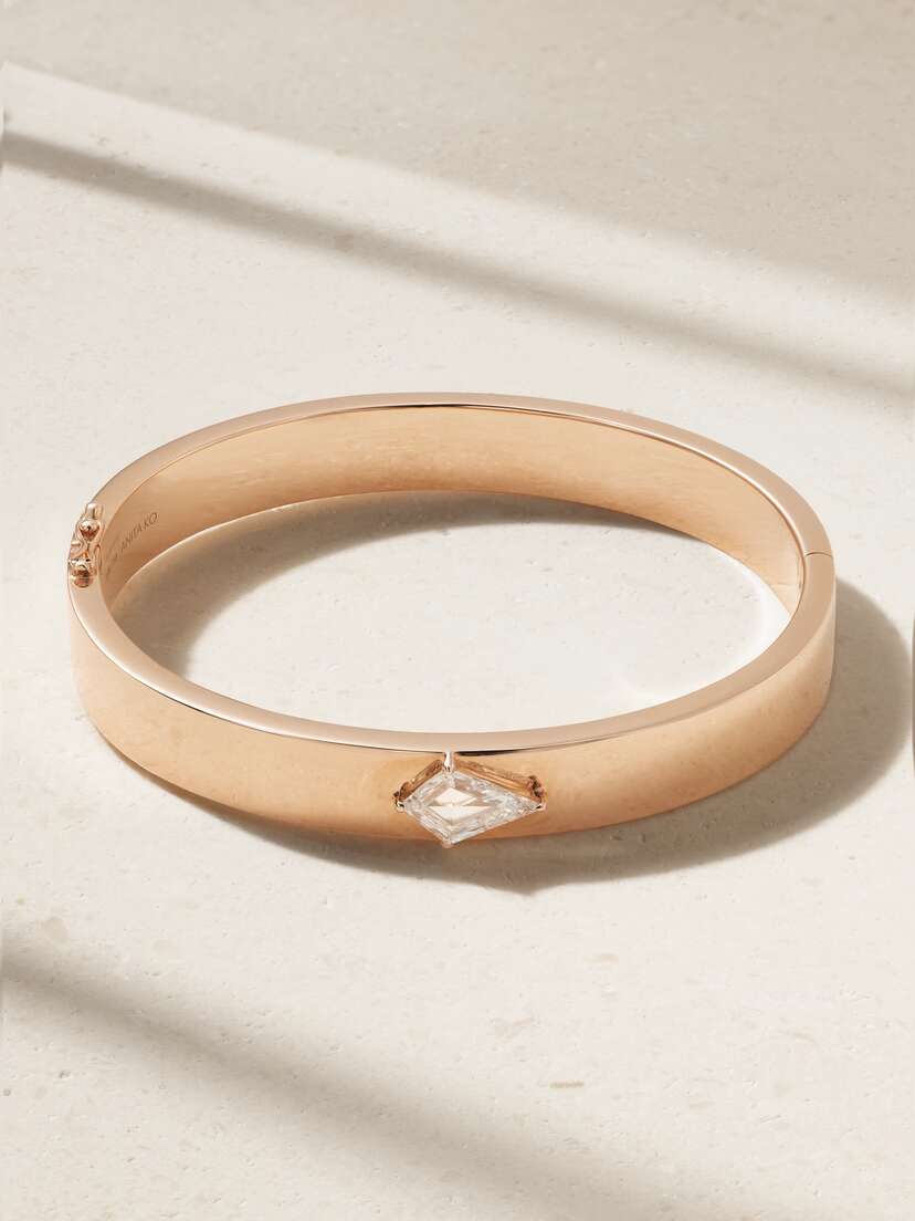 Anita Ko 18-karat Rose Gold Diamond Bracelet