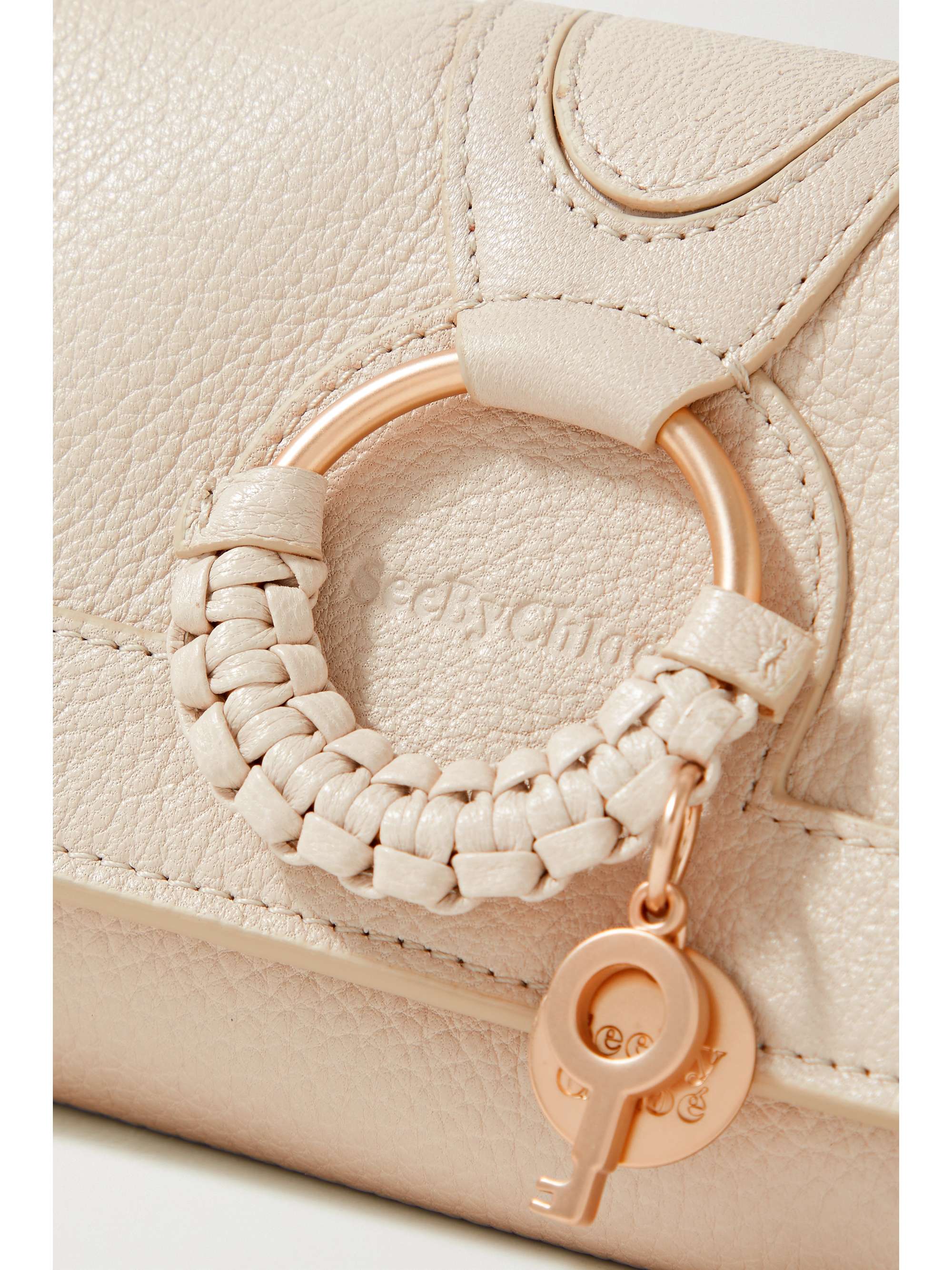 SEE BY CHLOÉ Hana textured-leather shoulder bag