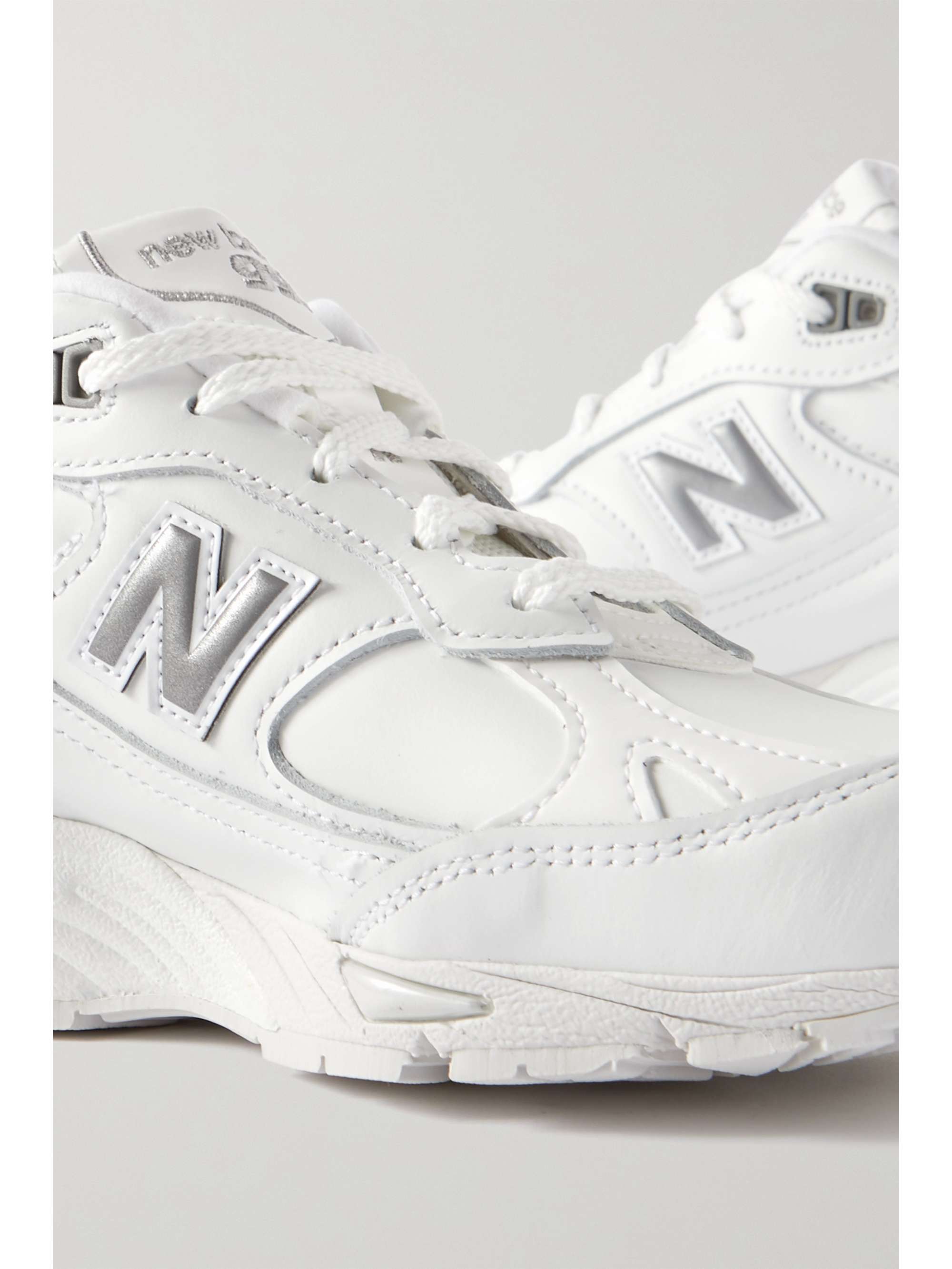 White 991 leather sneakers | NEW 