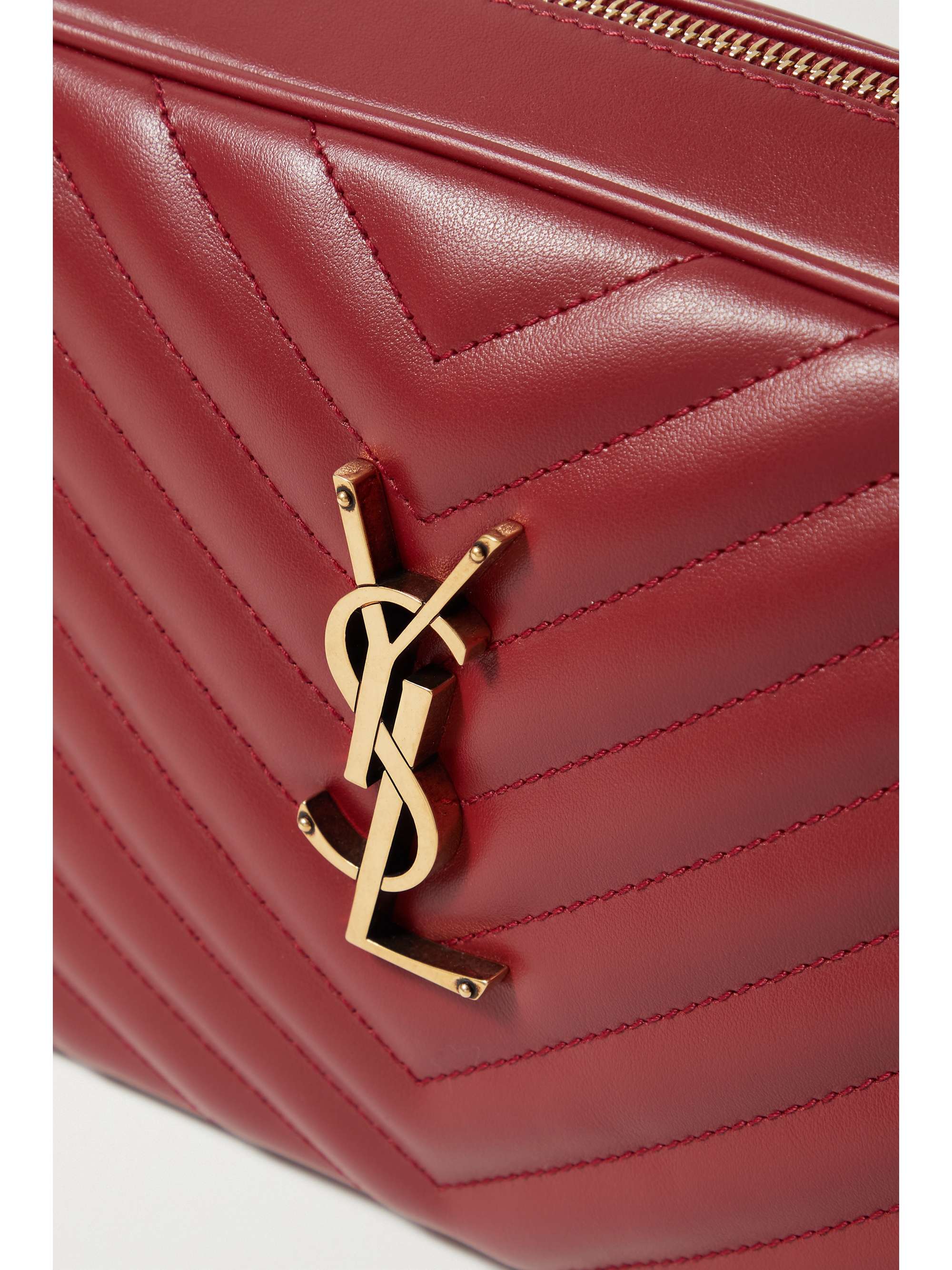 SAINT LAURENT Lou quilted leather shoulder bag NETAPORTER