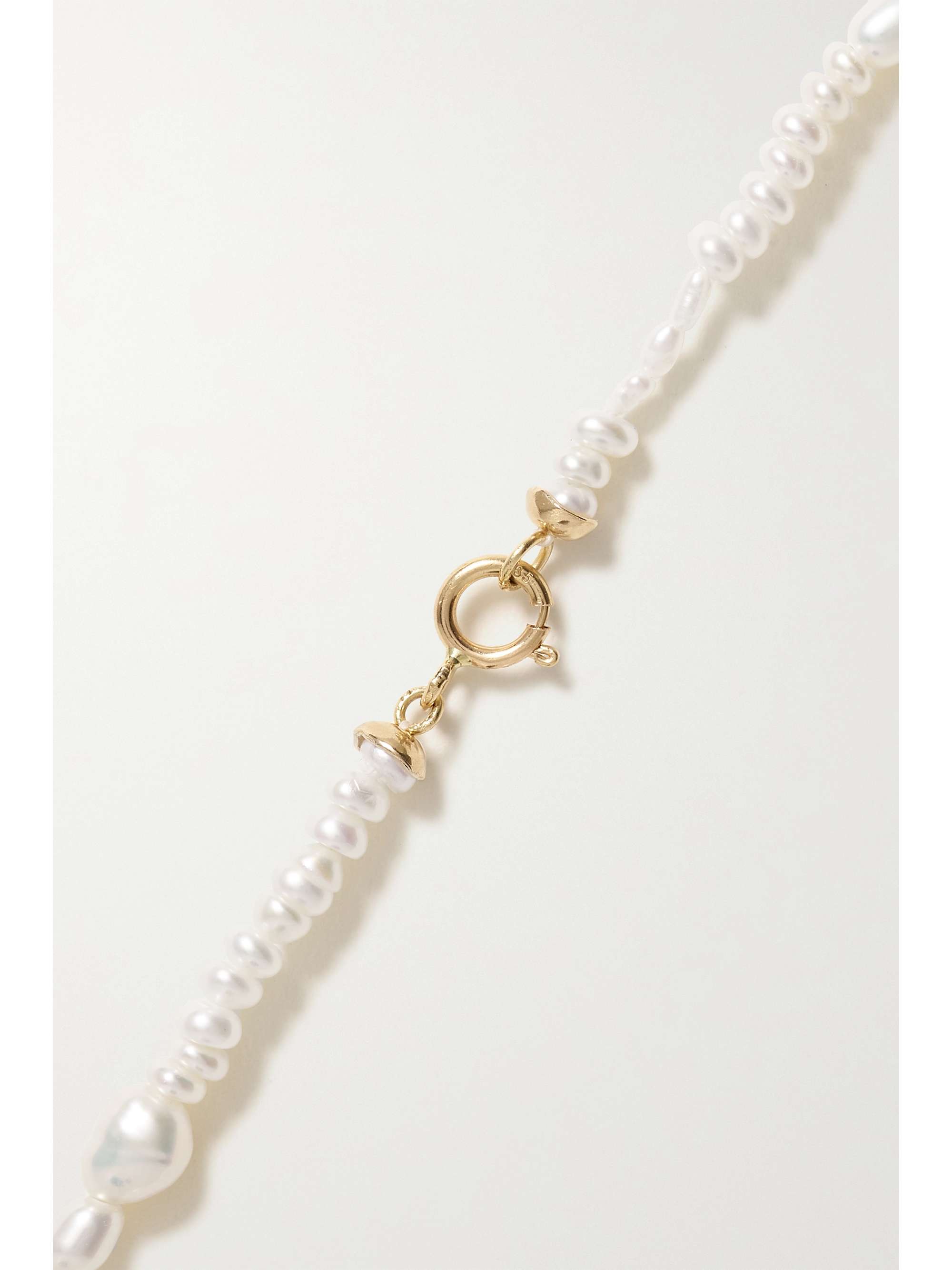 WWAKE Collage gold pearl bracelet