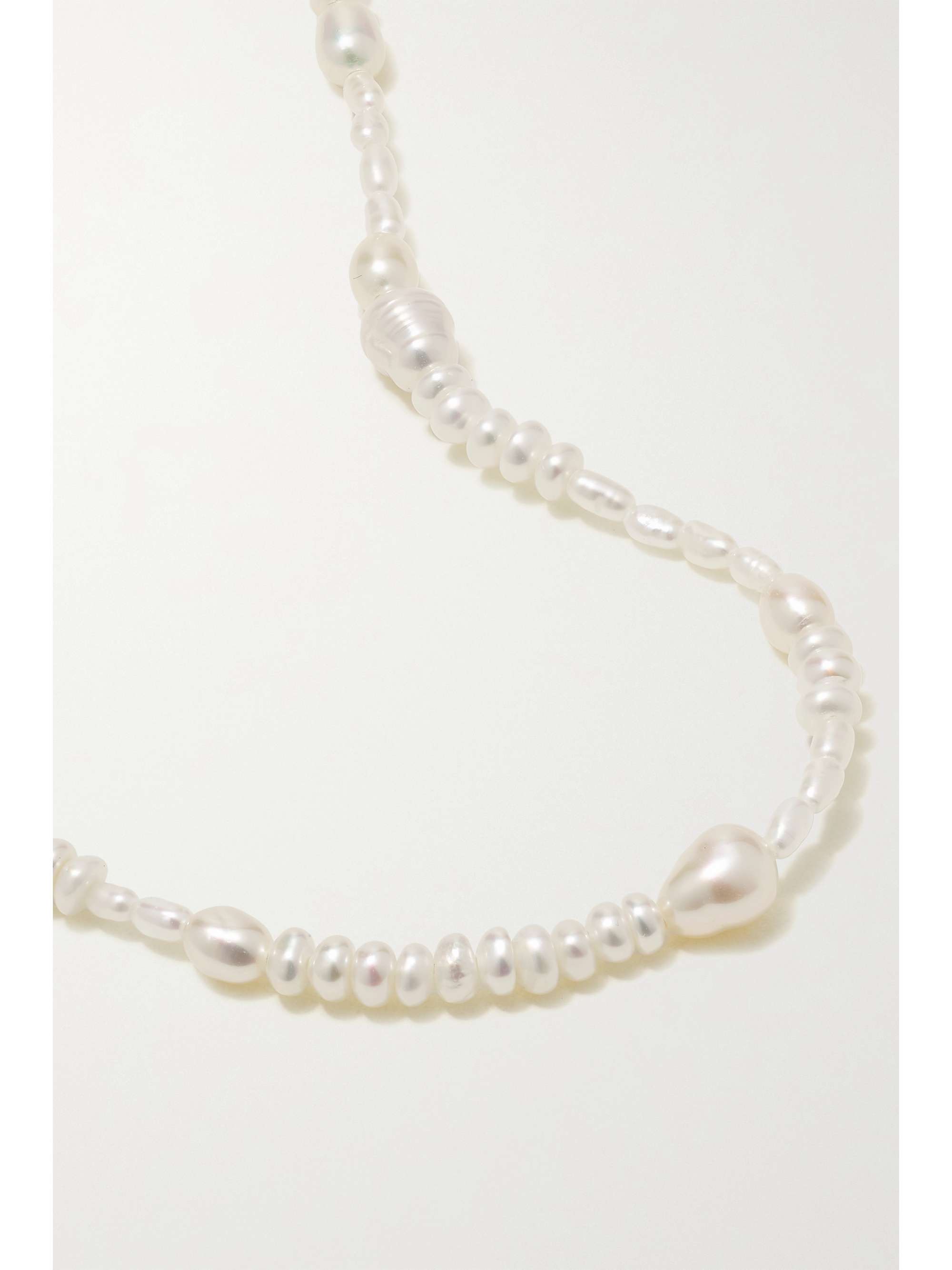 WWAKE Collage gold pearl bracelet