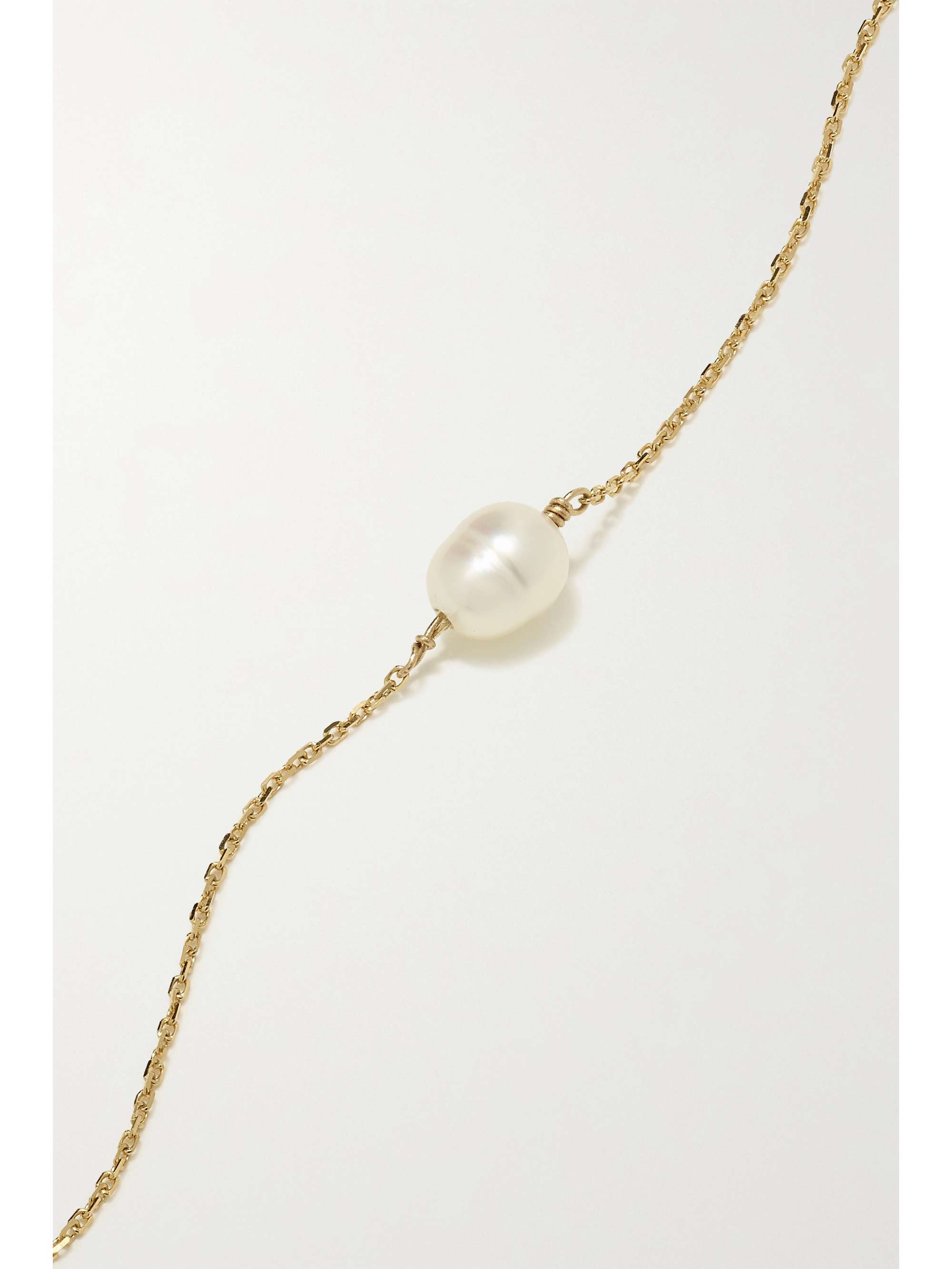 Gold pearl necklace | WWAKE | NET-A-PORTER