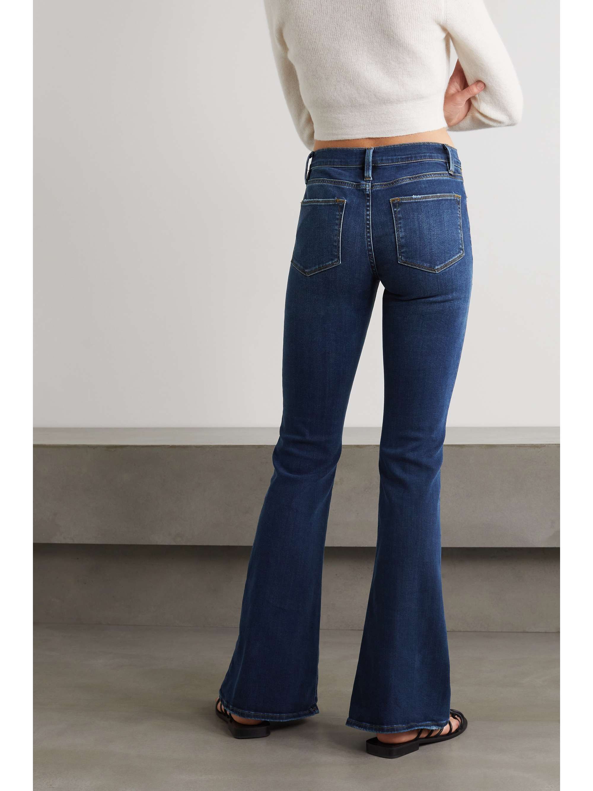 FRAME Le High Flare high-rise jeans