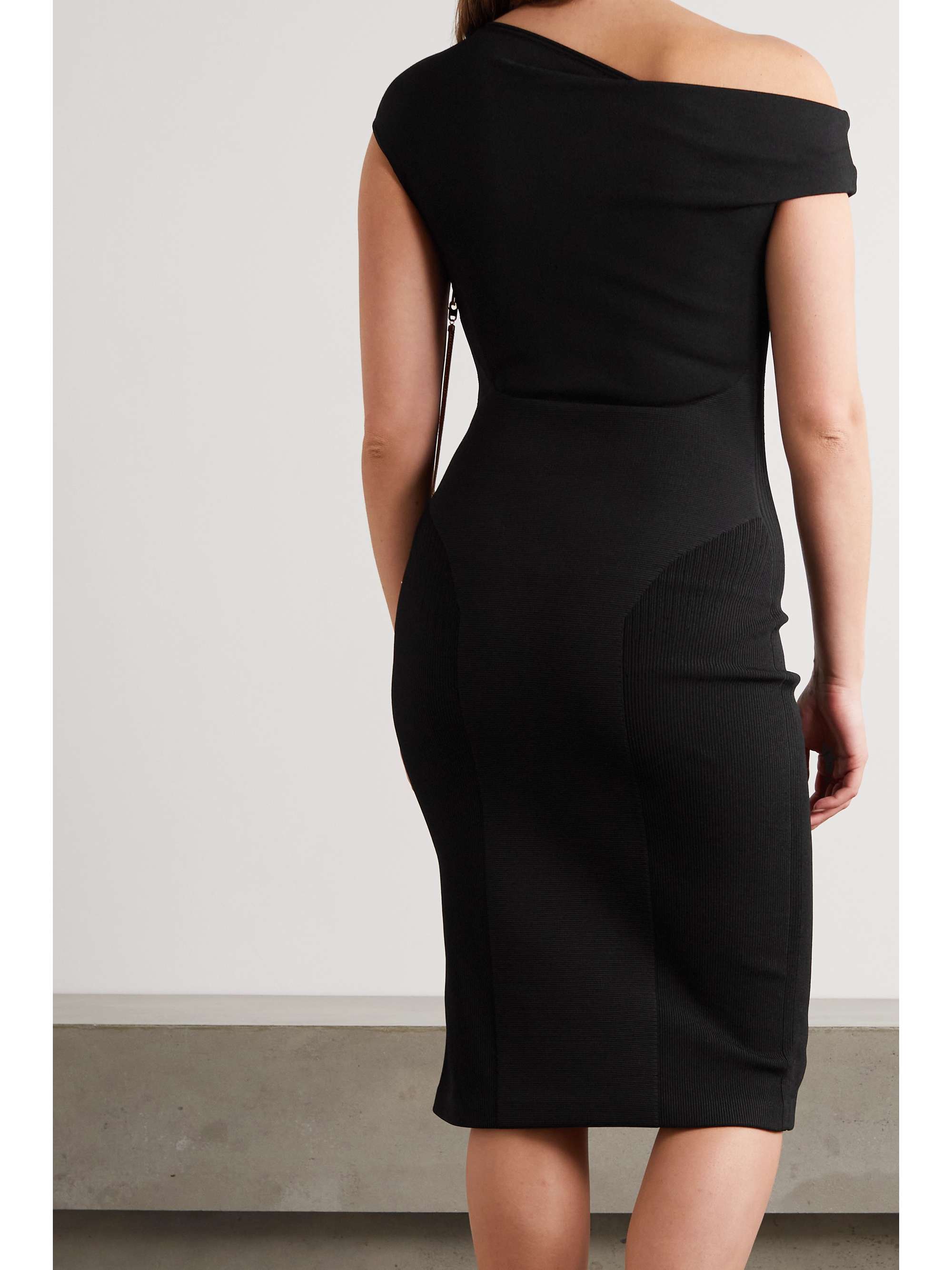 AZ FACTORY MyBody one-shoulder knitted midi dress