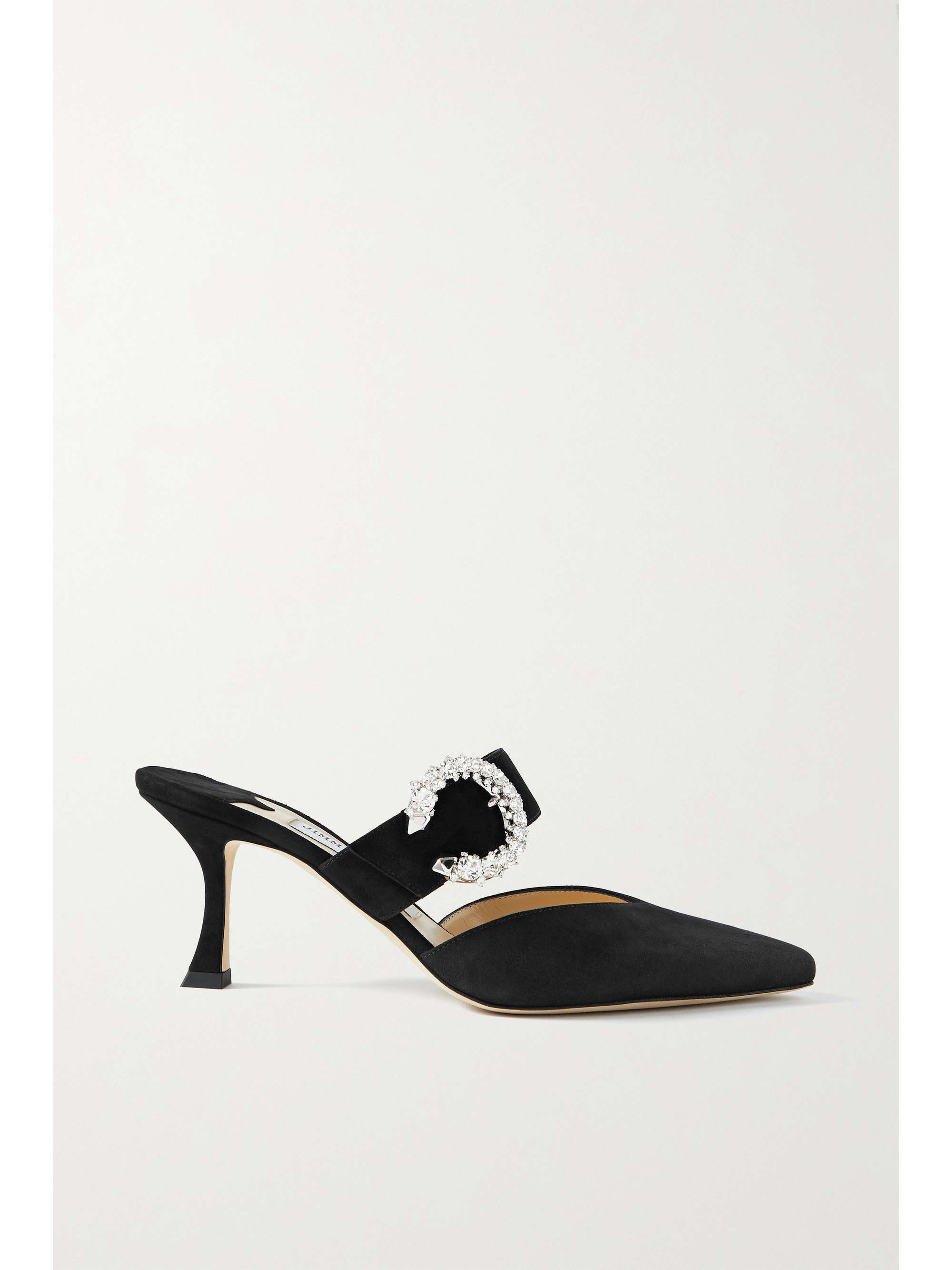 Black Marta 70 crystal-embellished 