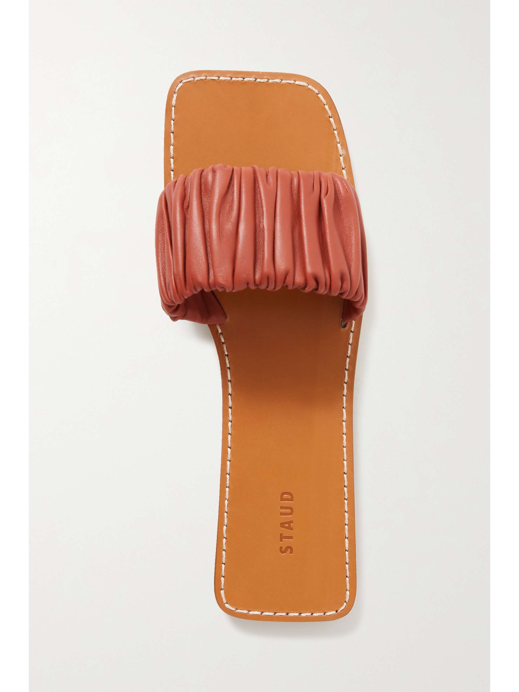 sam edelman briar ruched leather slides