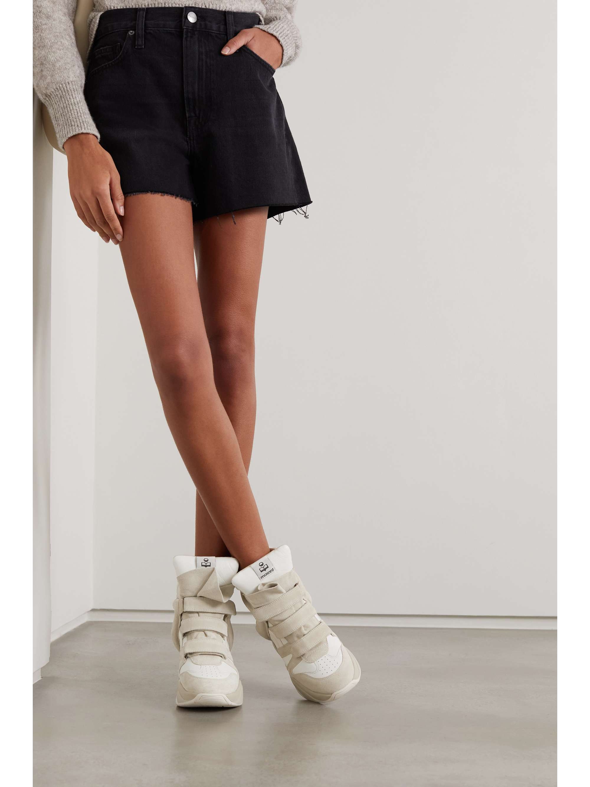 ISABEL MARANT Baskee and wedge | NET-A-PORTER