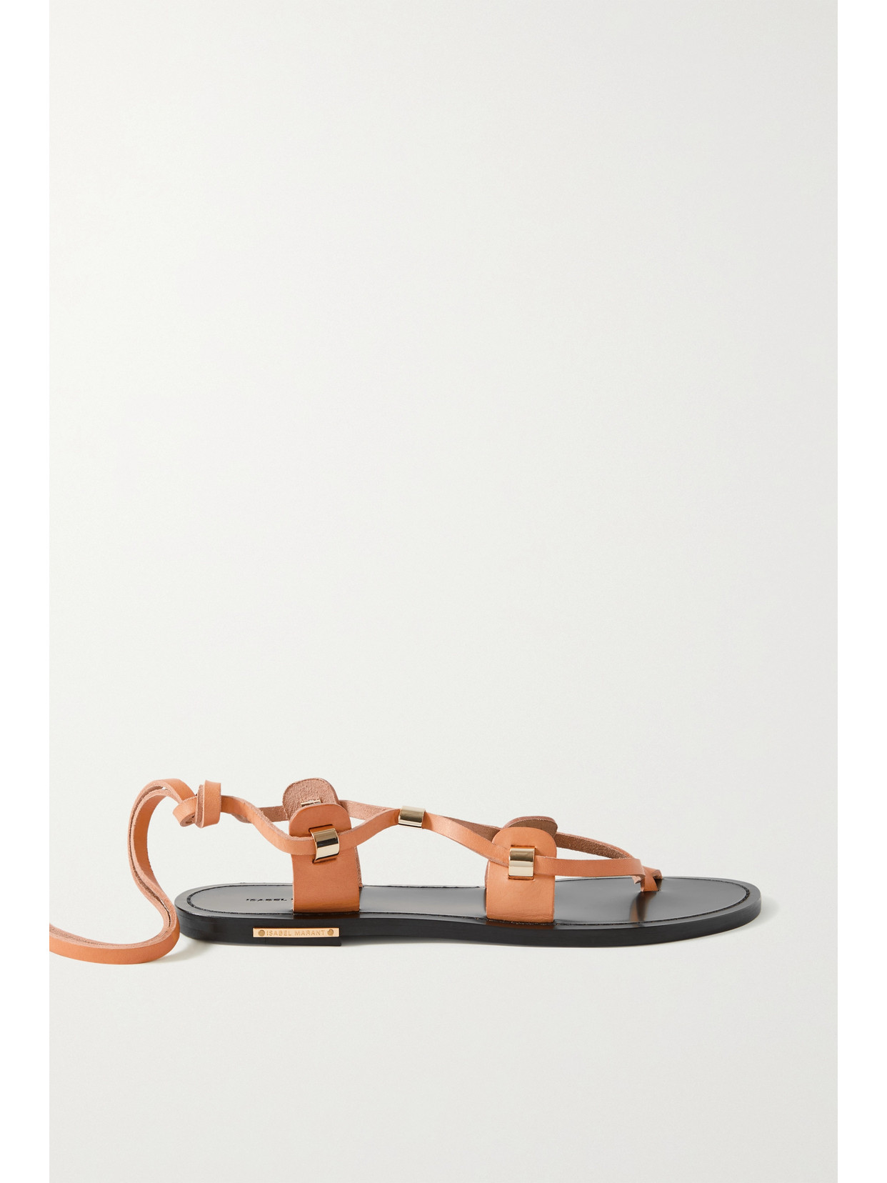 Isabel Marant Anil Lace-up Leather Sandals - Brown