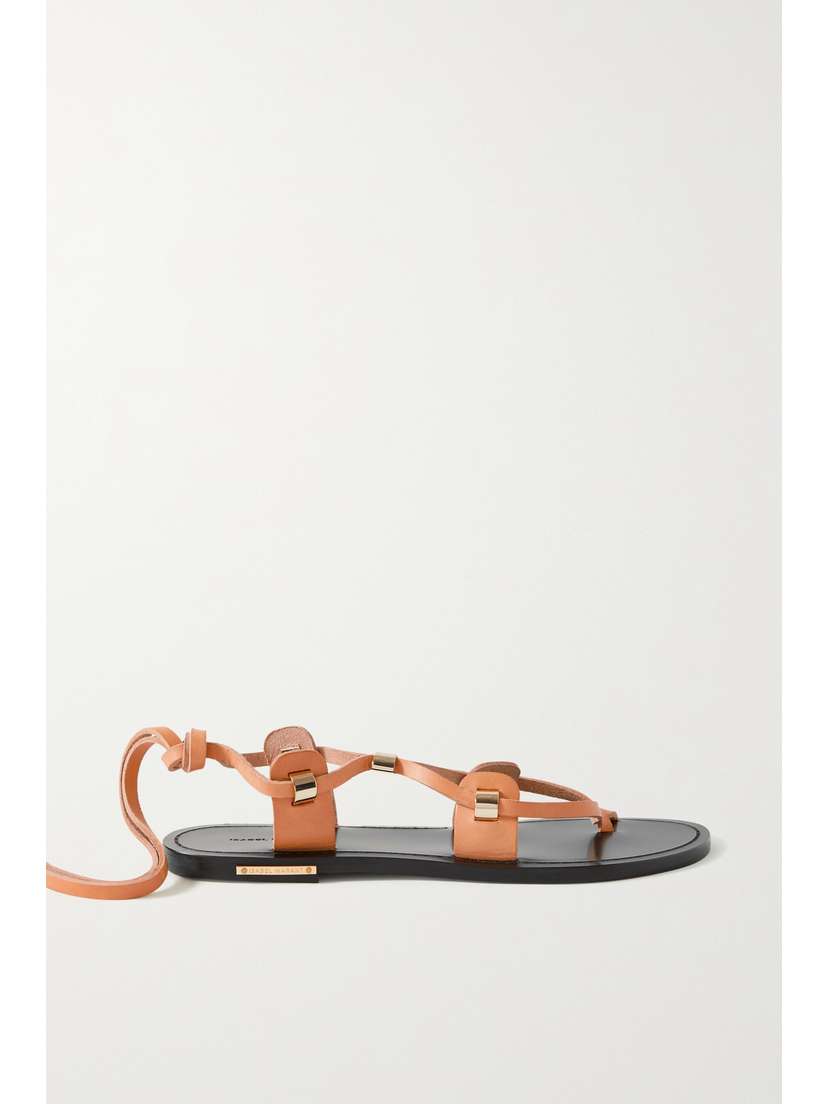 Isabel Marant Anil Lace-up Leather Sandals