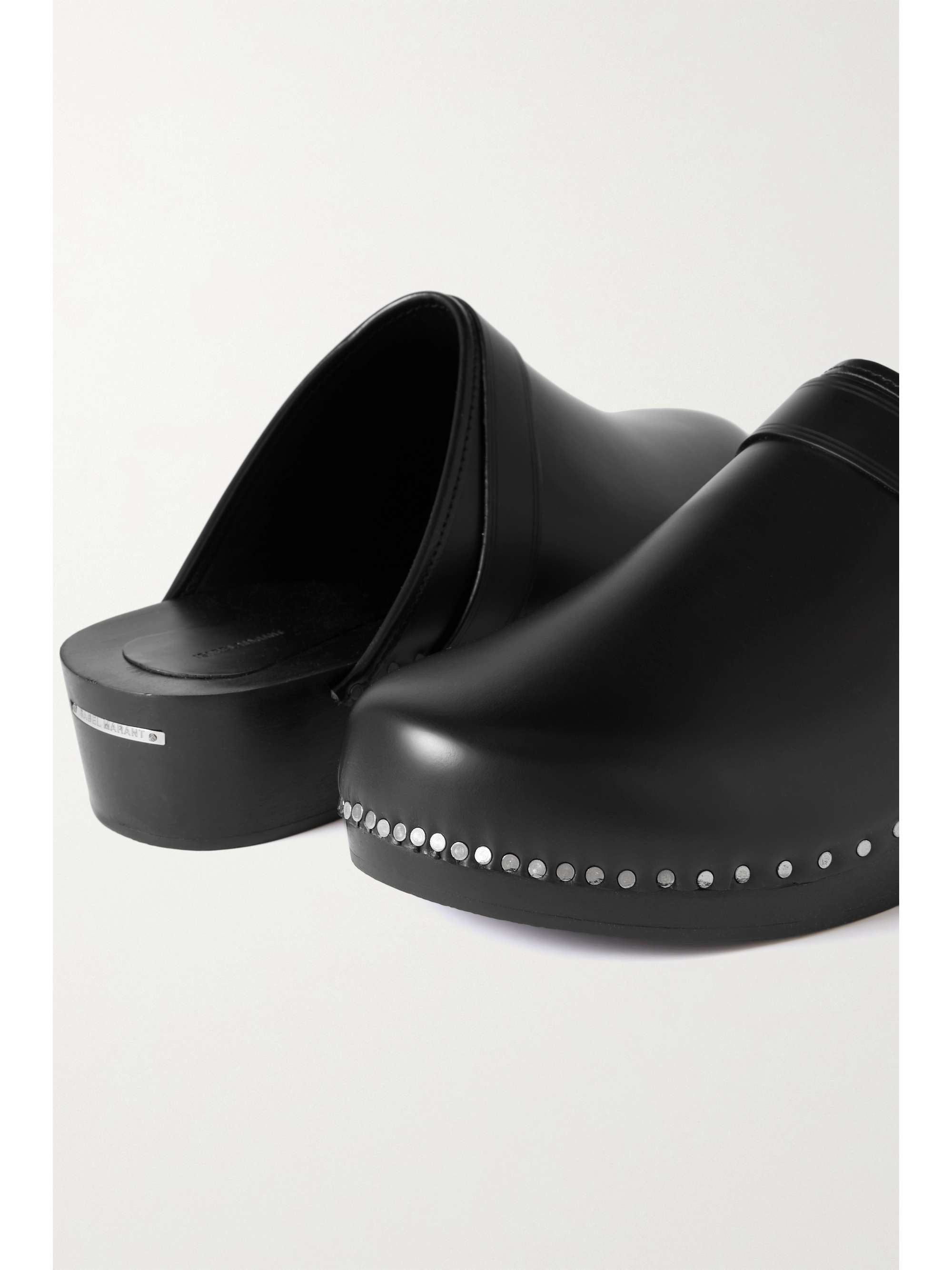 studded leather clogs | MARANT | NET-A-PORTER