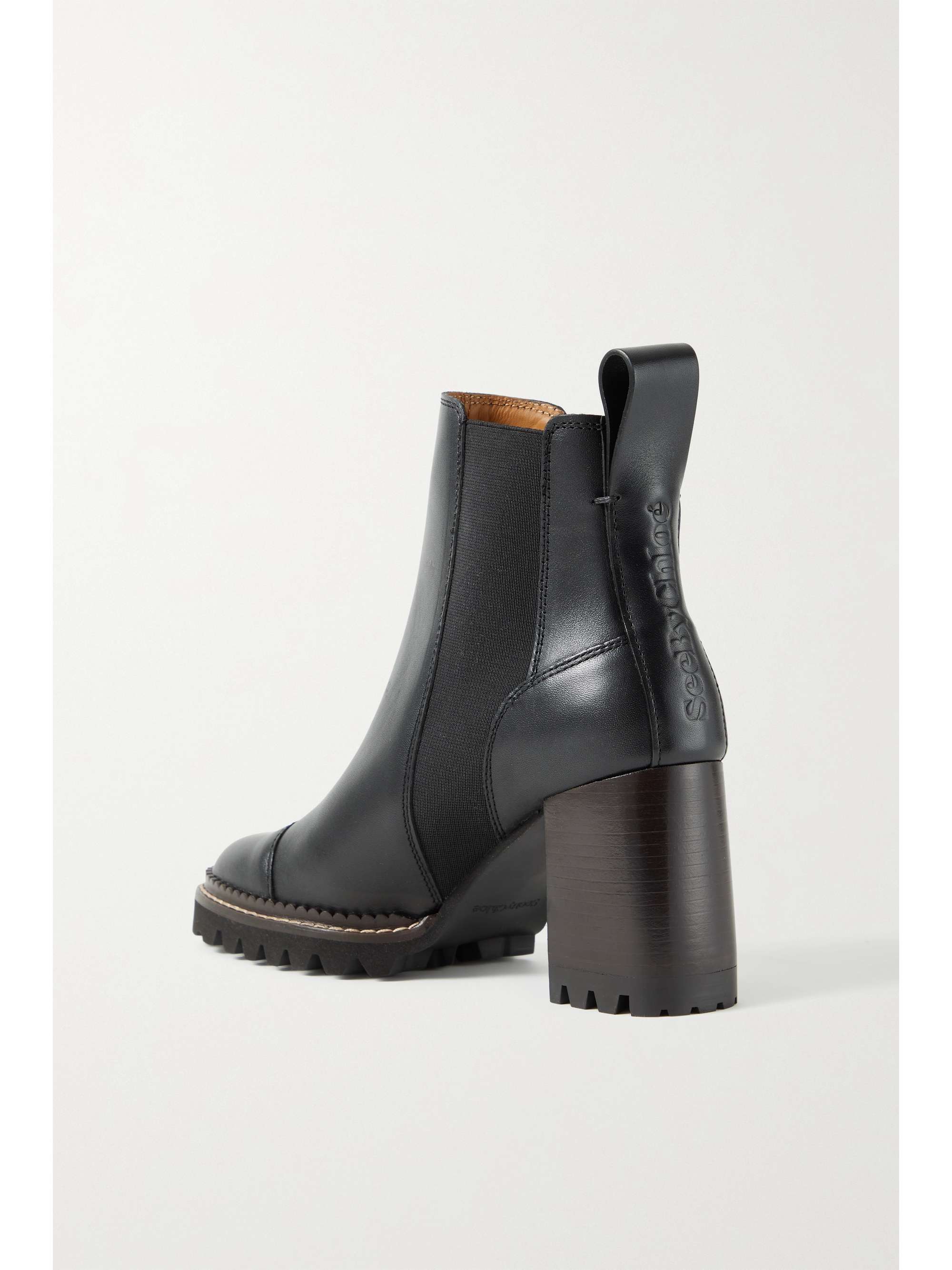SEE BY CHLOÉ Mallory leather Chelsea boots