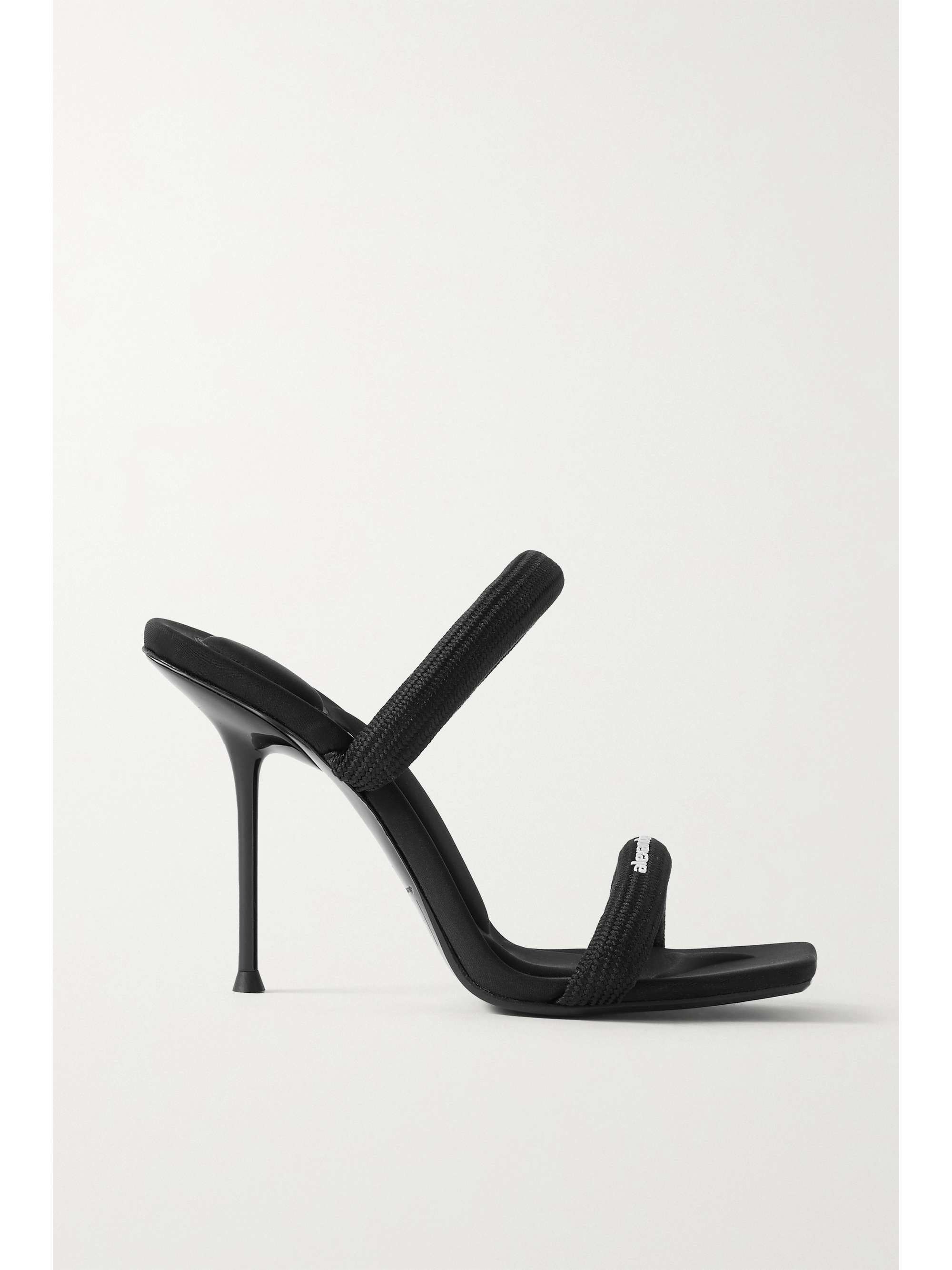 alexander wang logo heels
