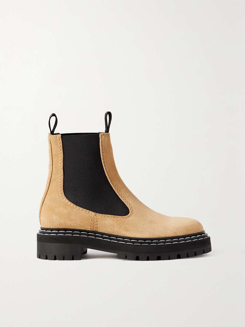 Proenza Schouler Suede Chelsea Boots