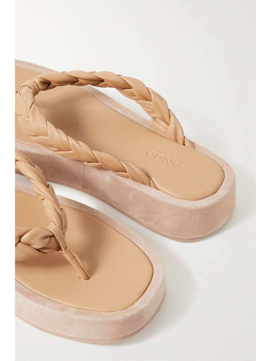 Vince | Shoes | Nita Braided Leather Thong Platform Sandals | Poshmark