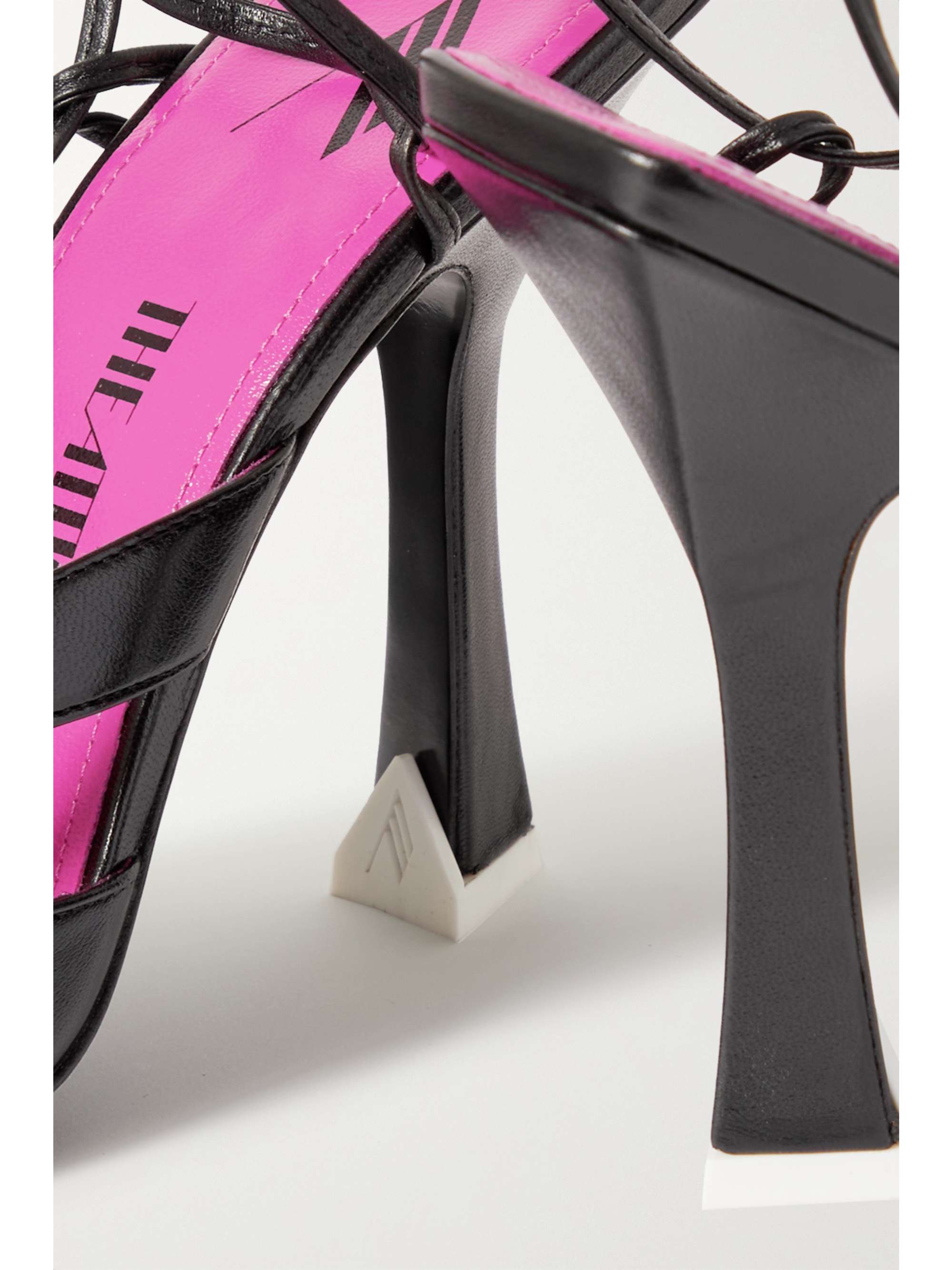 THE ATTICO Anais cutout leather pumps