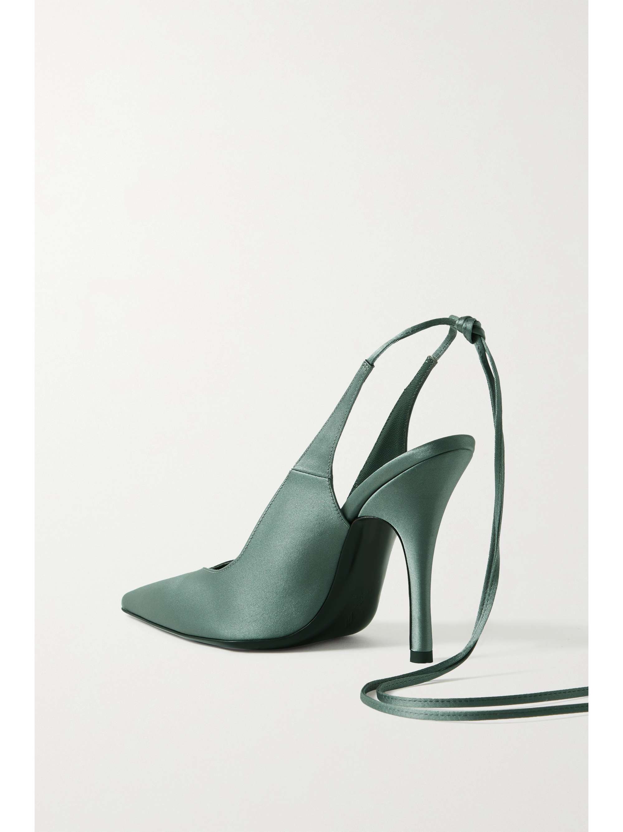 THE ATTICO Venus satin pumps