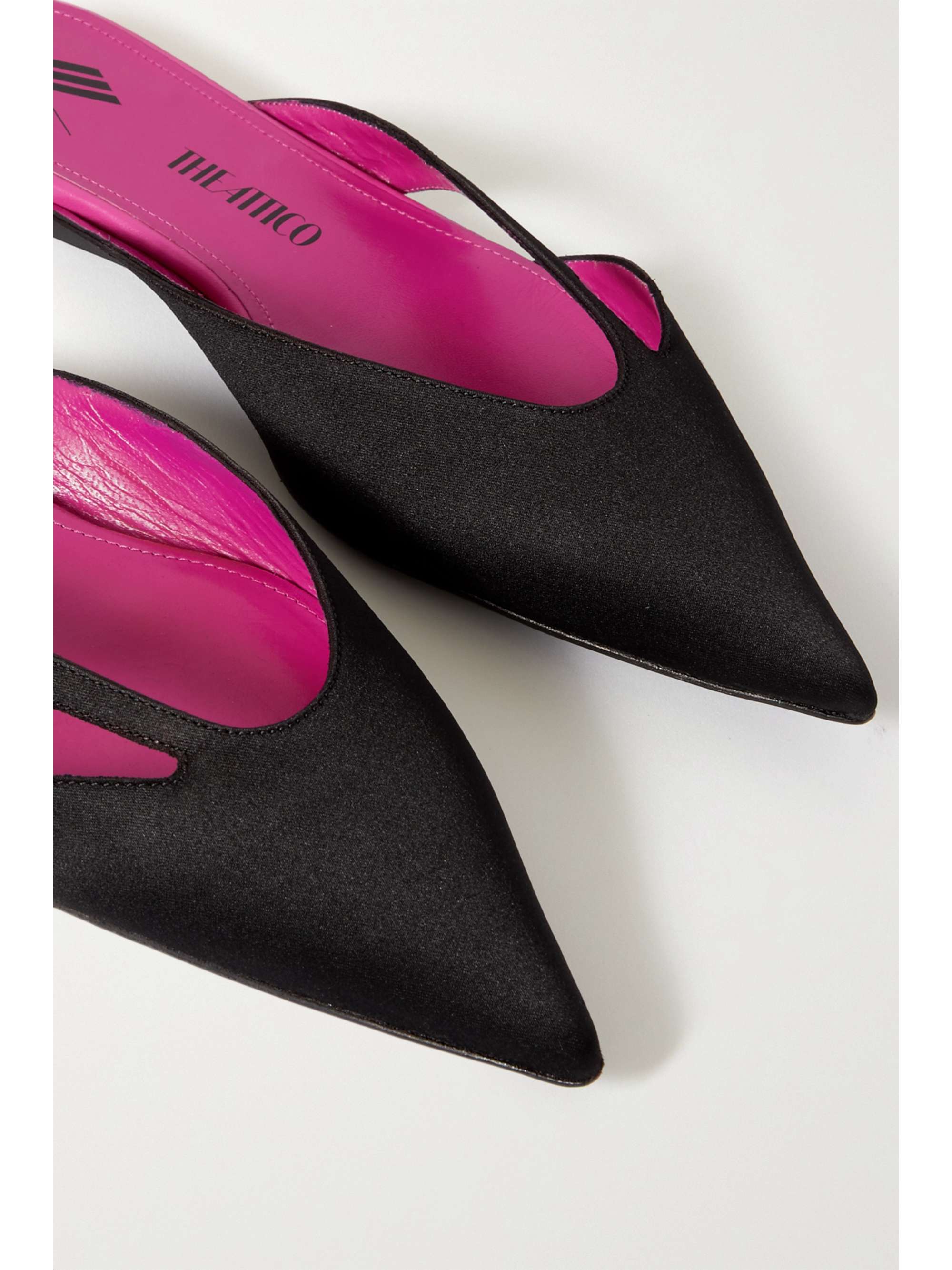 the attico satin mules