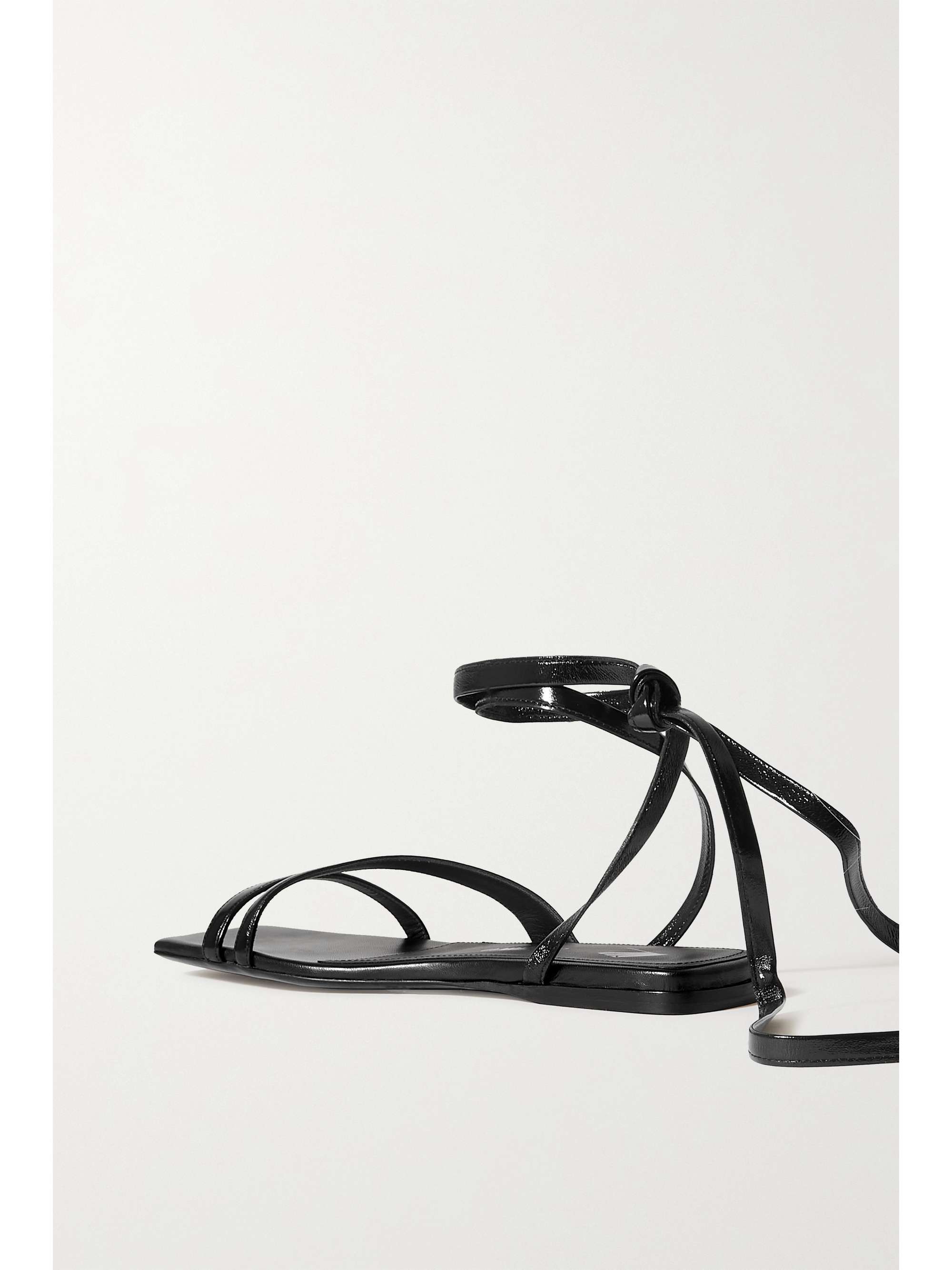 THE ATTICO Elettra patent-leather sandals