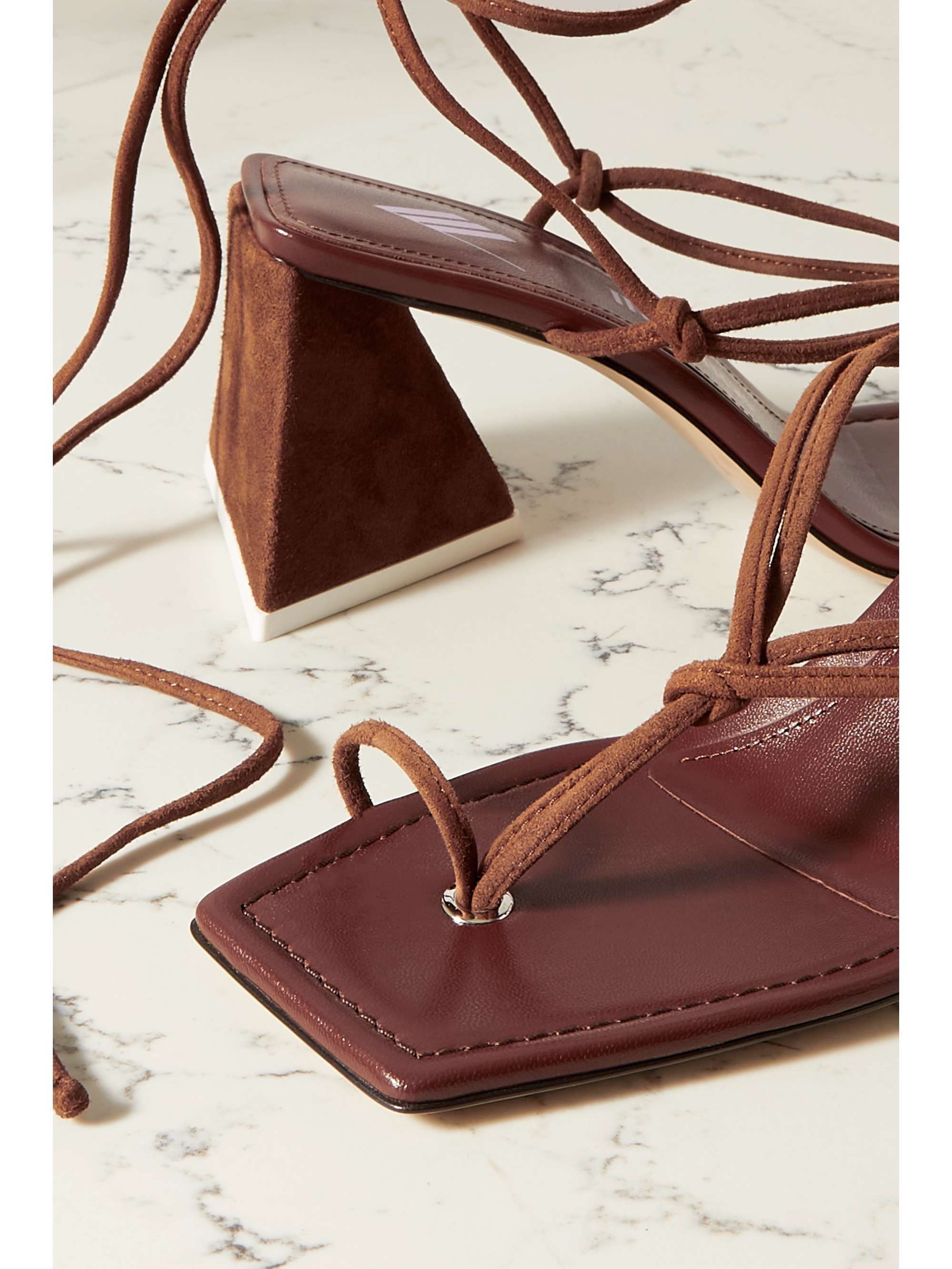 THE ATTICO Mona suede sandals