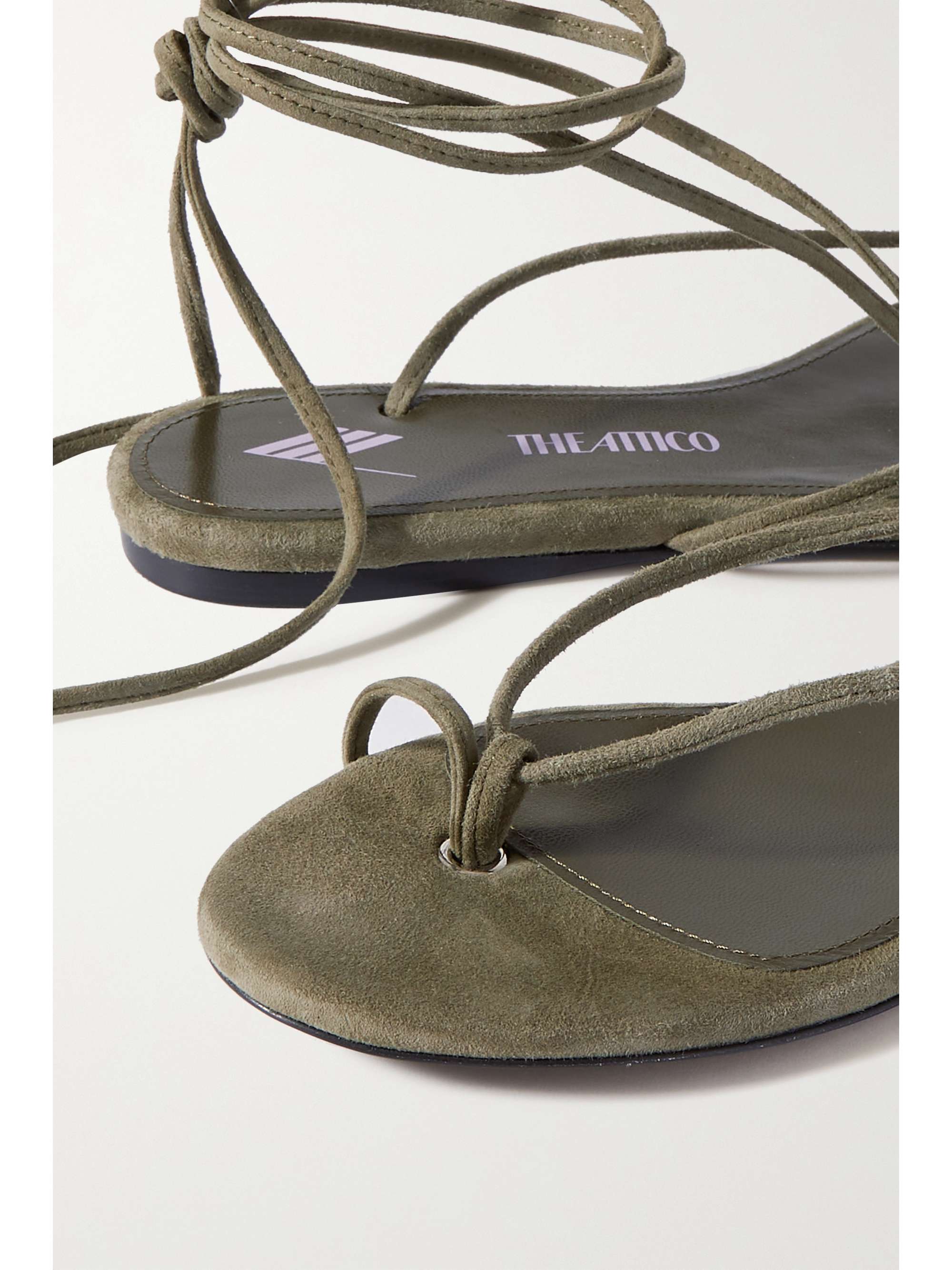 THE ATTICO Kika suede sandals