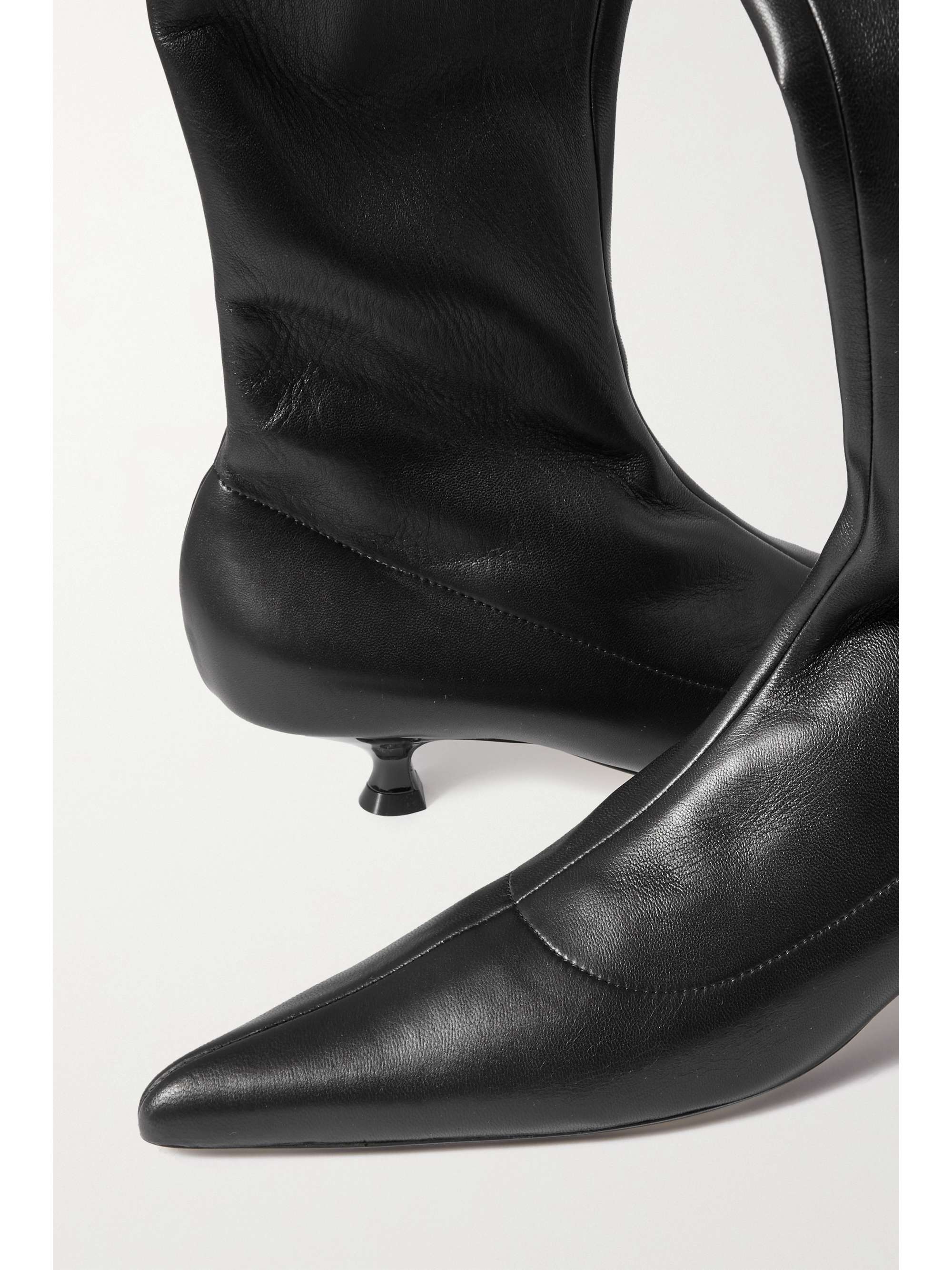 KHAITE Volos leather over-the-knee boots