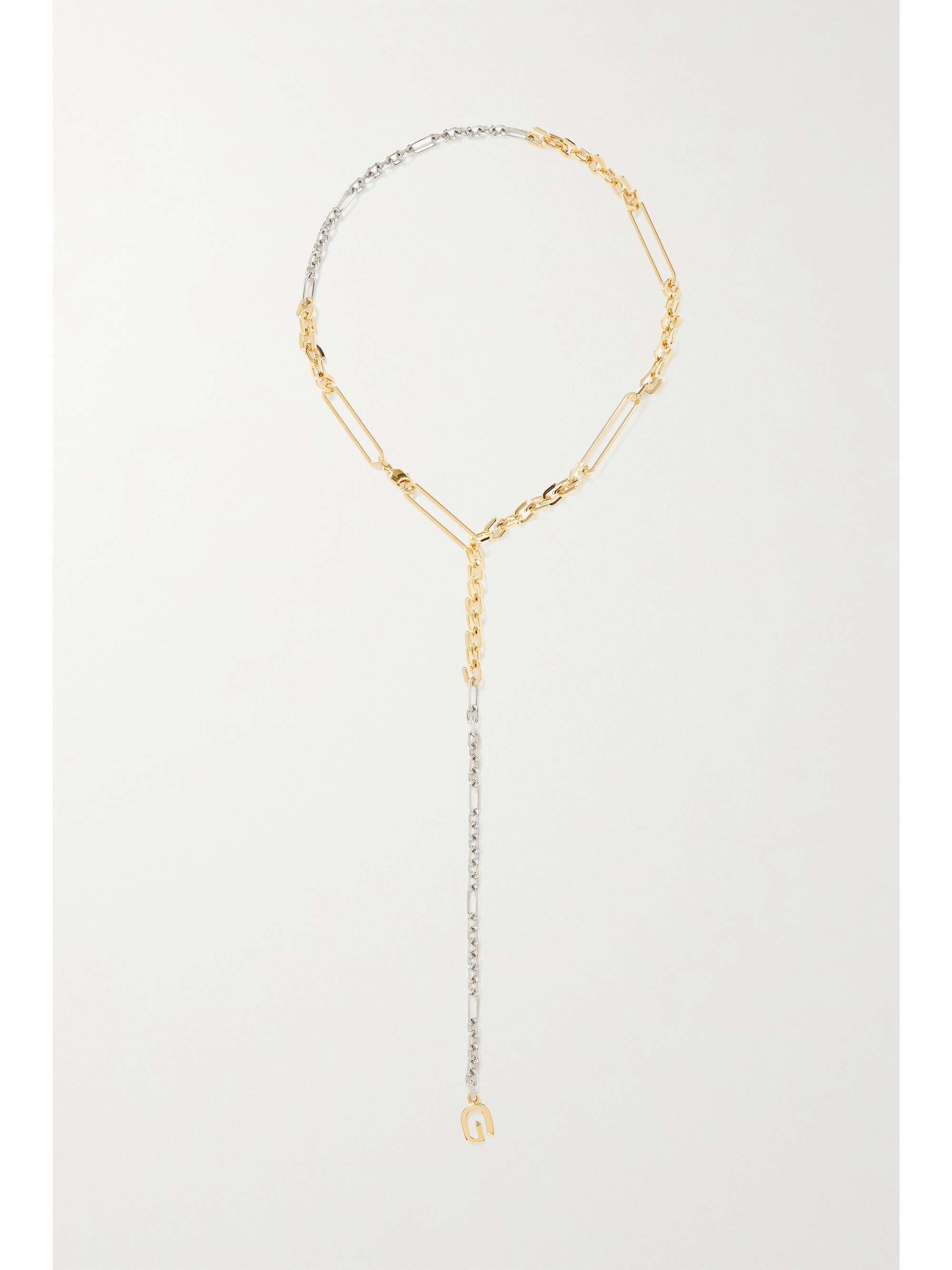 GIVENCHY Gold and silver-tone necklace