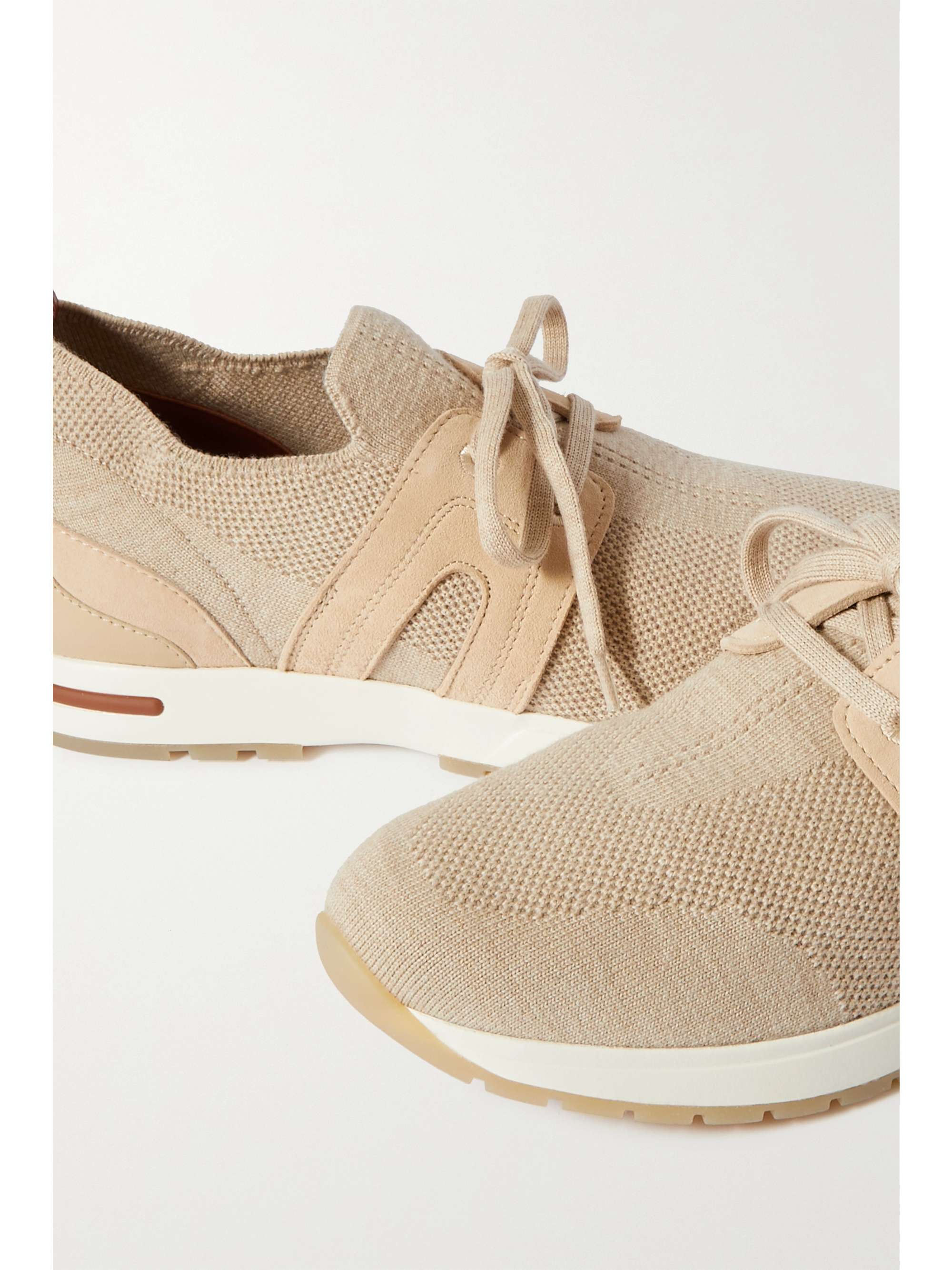 LORO PIANA Flexy Lady 羊毛皮革绒面革运动鞋
