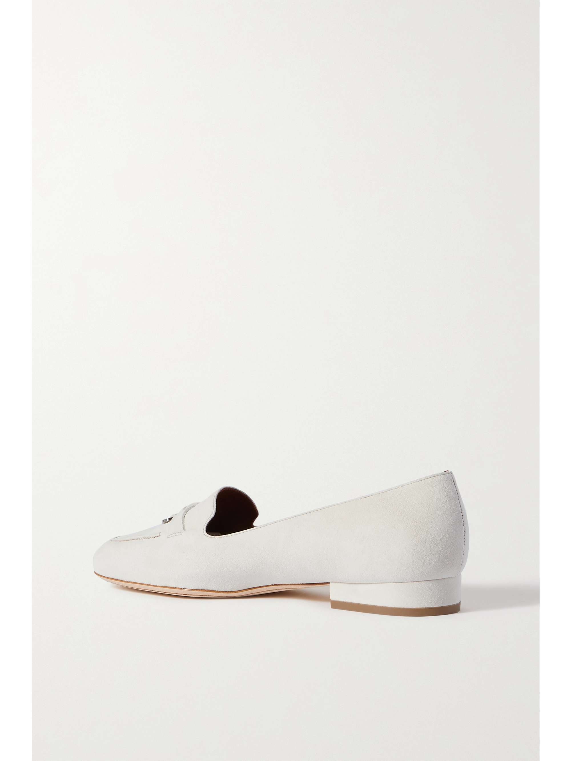 LORO PIANA Charms suede ballet flats