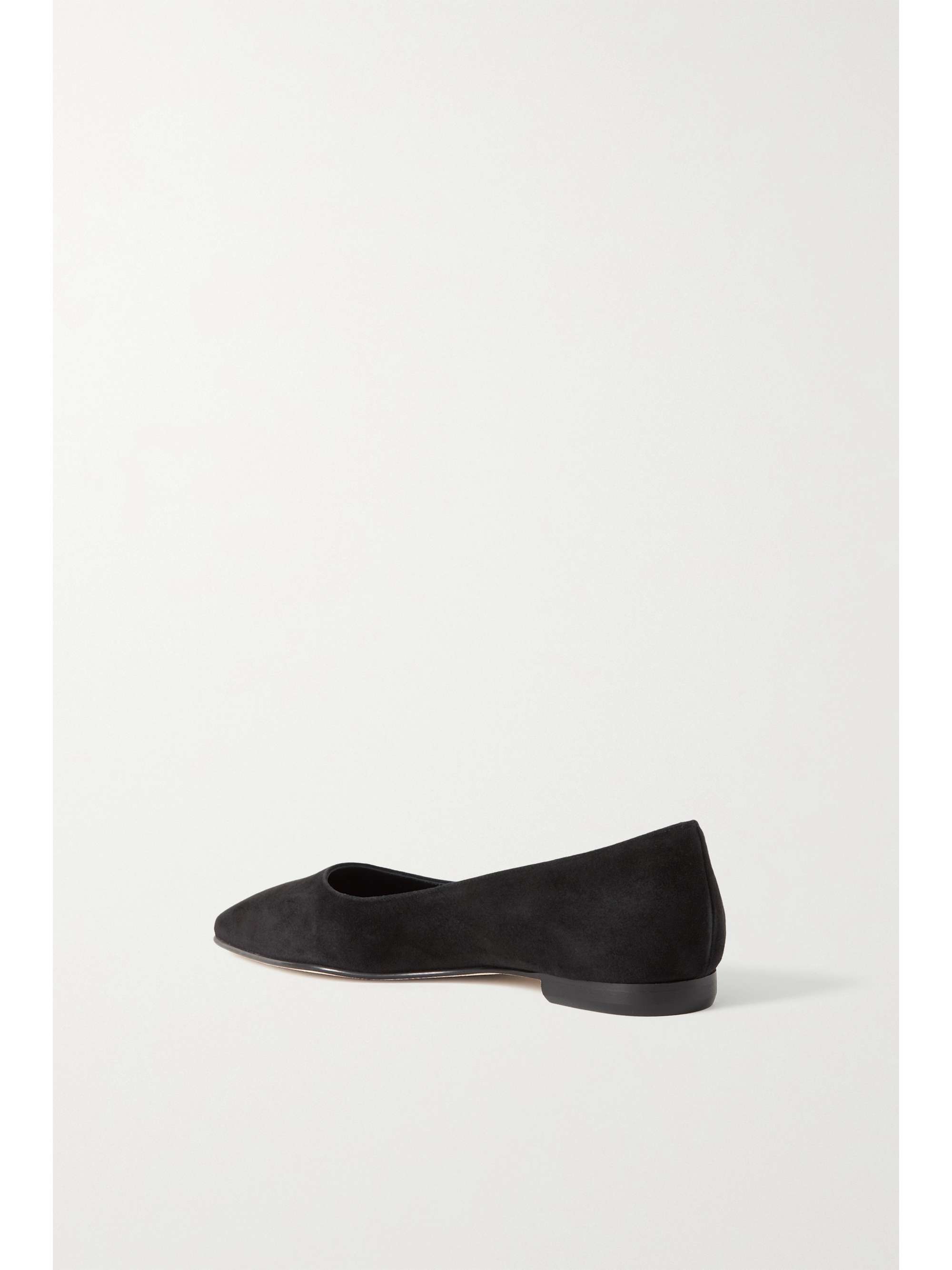MANOLO BLAHNIK Gelista suede ballet flats