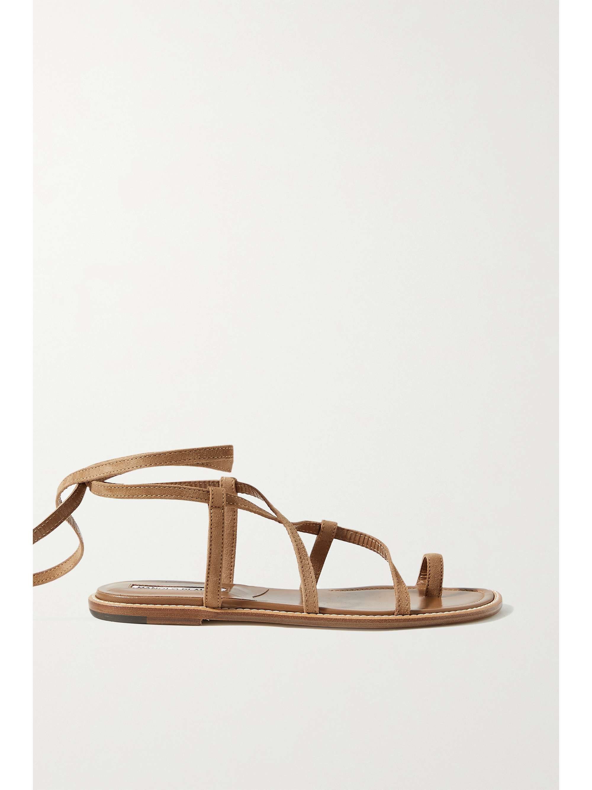 tan sandals lace up