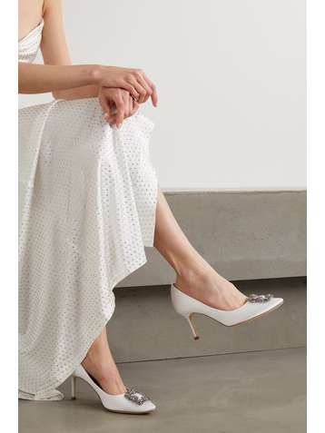 Manolo Blahnik Pumps and Heels | NET-A-PORTER