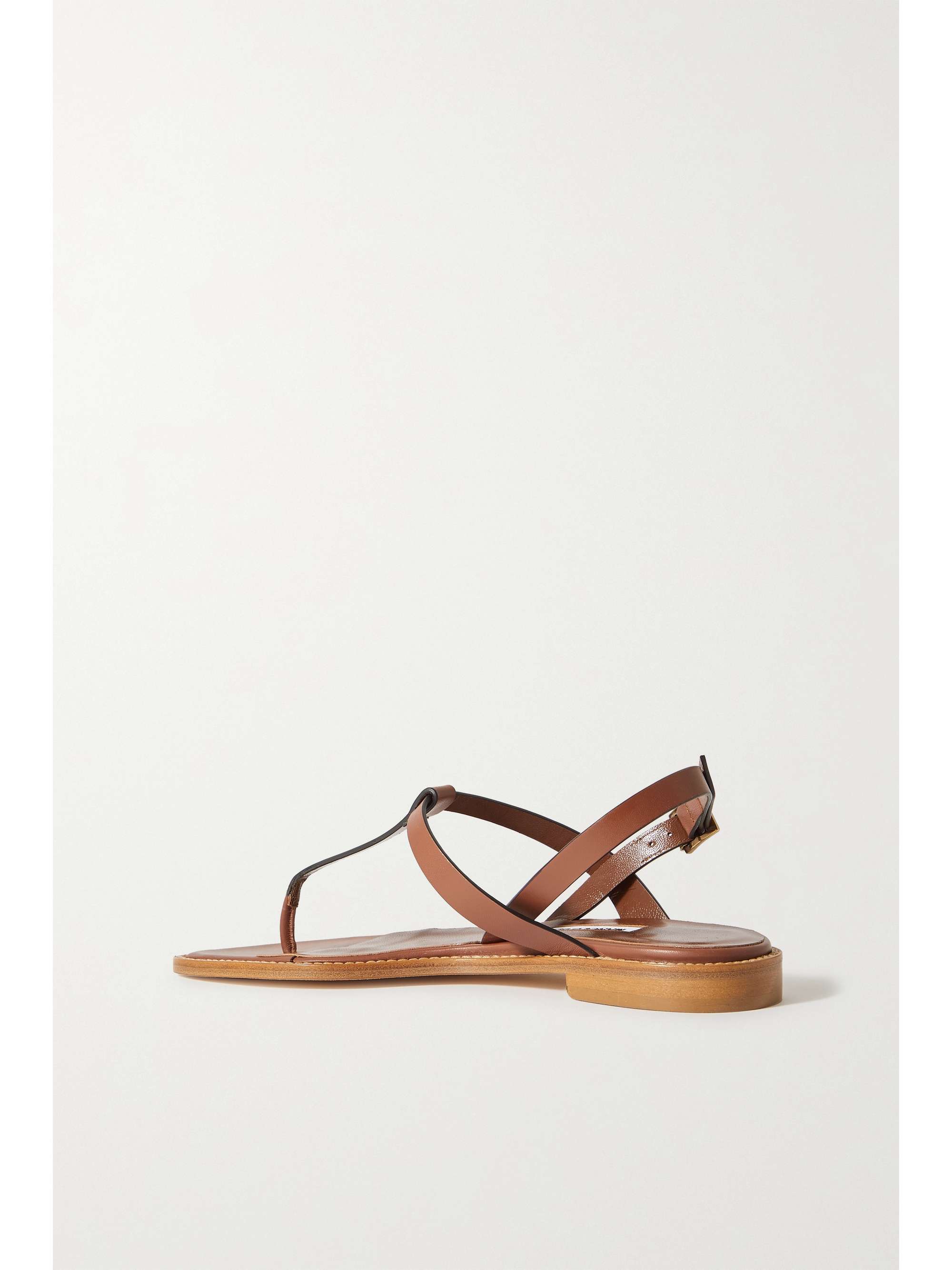 MANOLO BLAHNIK Hata leather slingback sandals