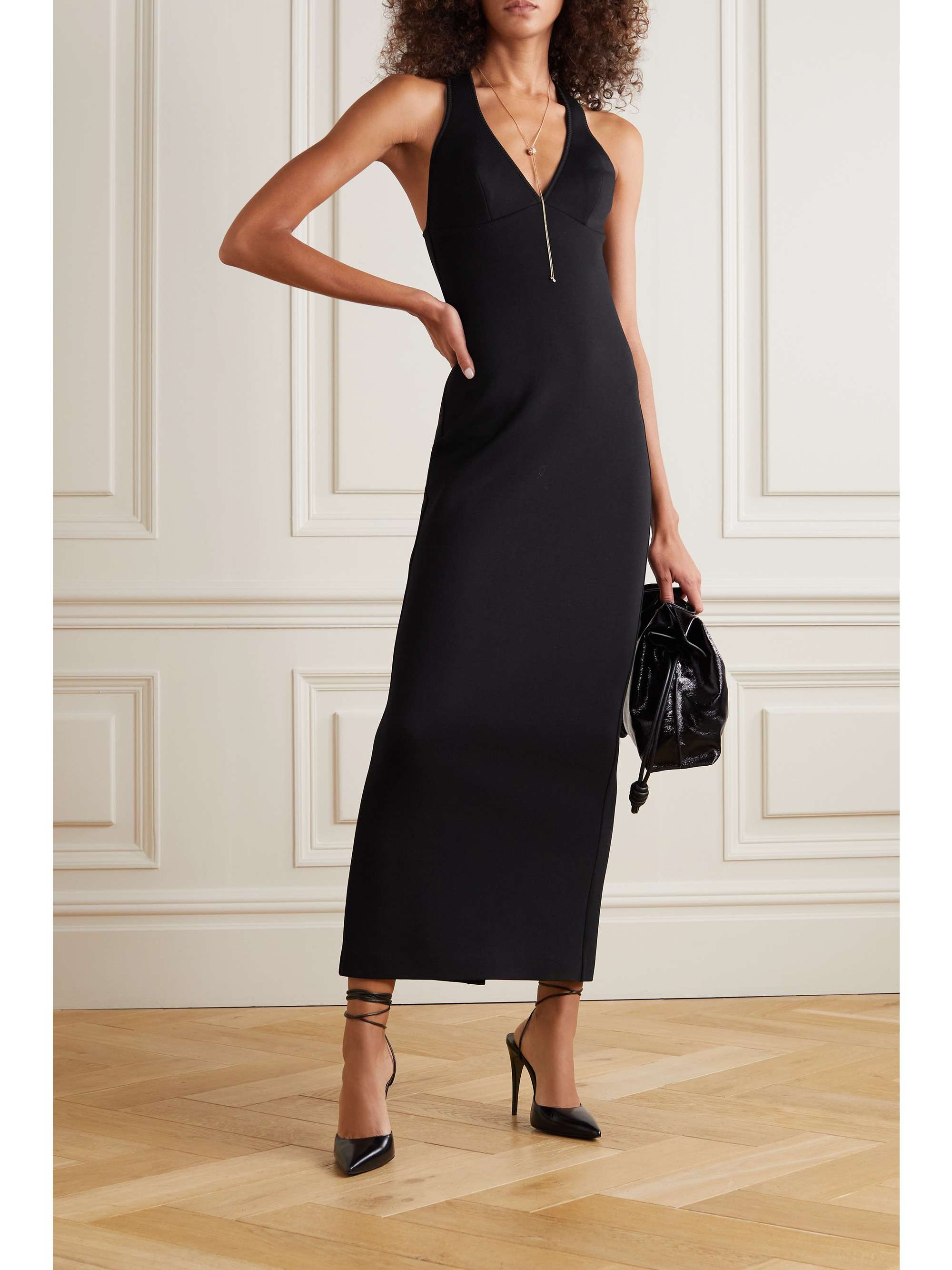 brandon maxwell midi dress