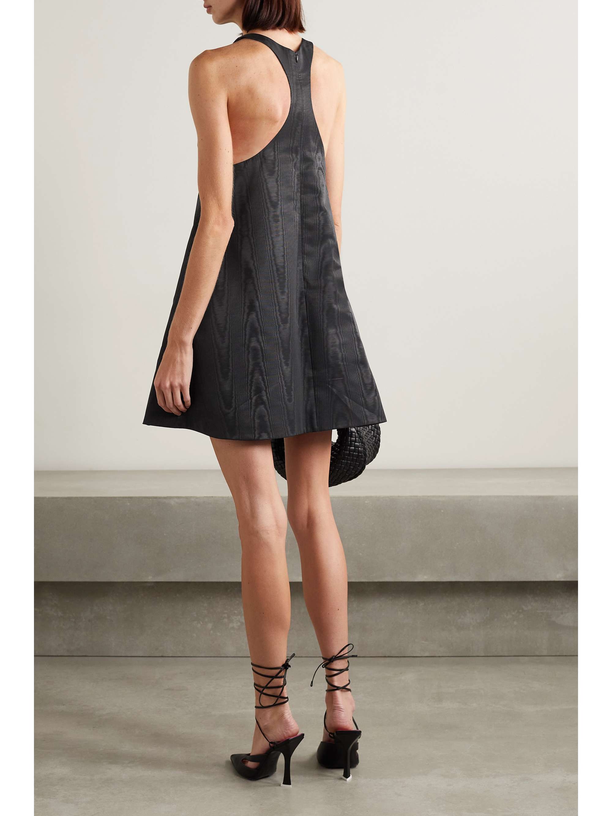 BRANDON MAXWELL Moire mini dress