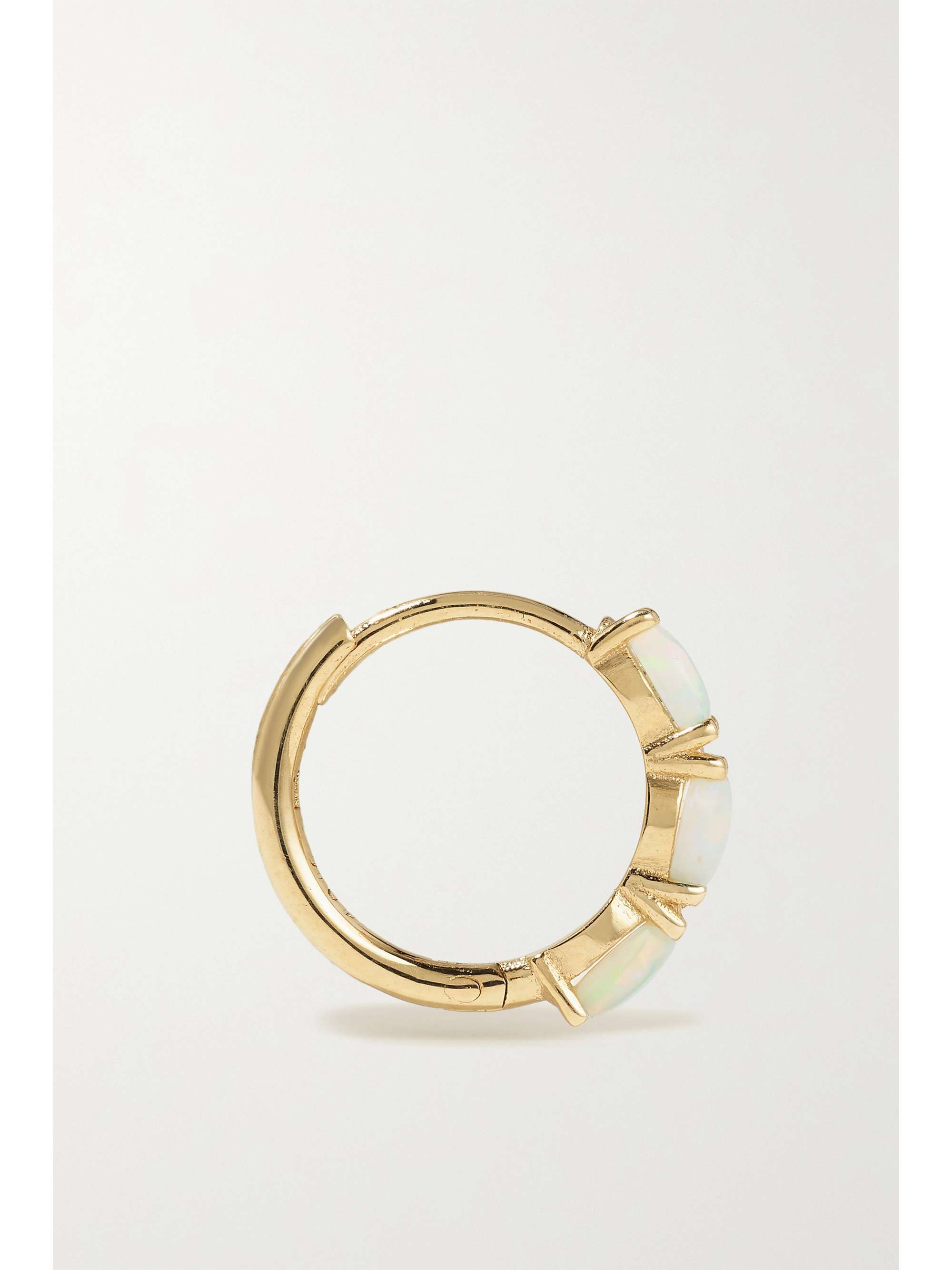SARAH & SEBASTIAN Nymph gold opal hoop earrings