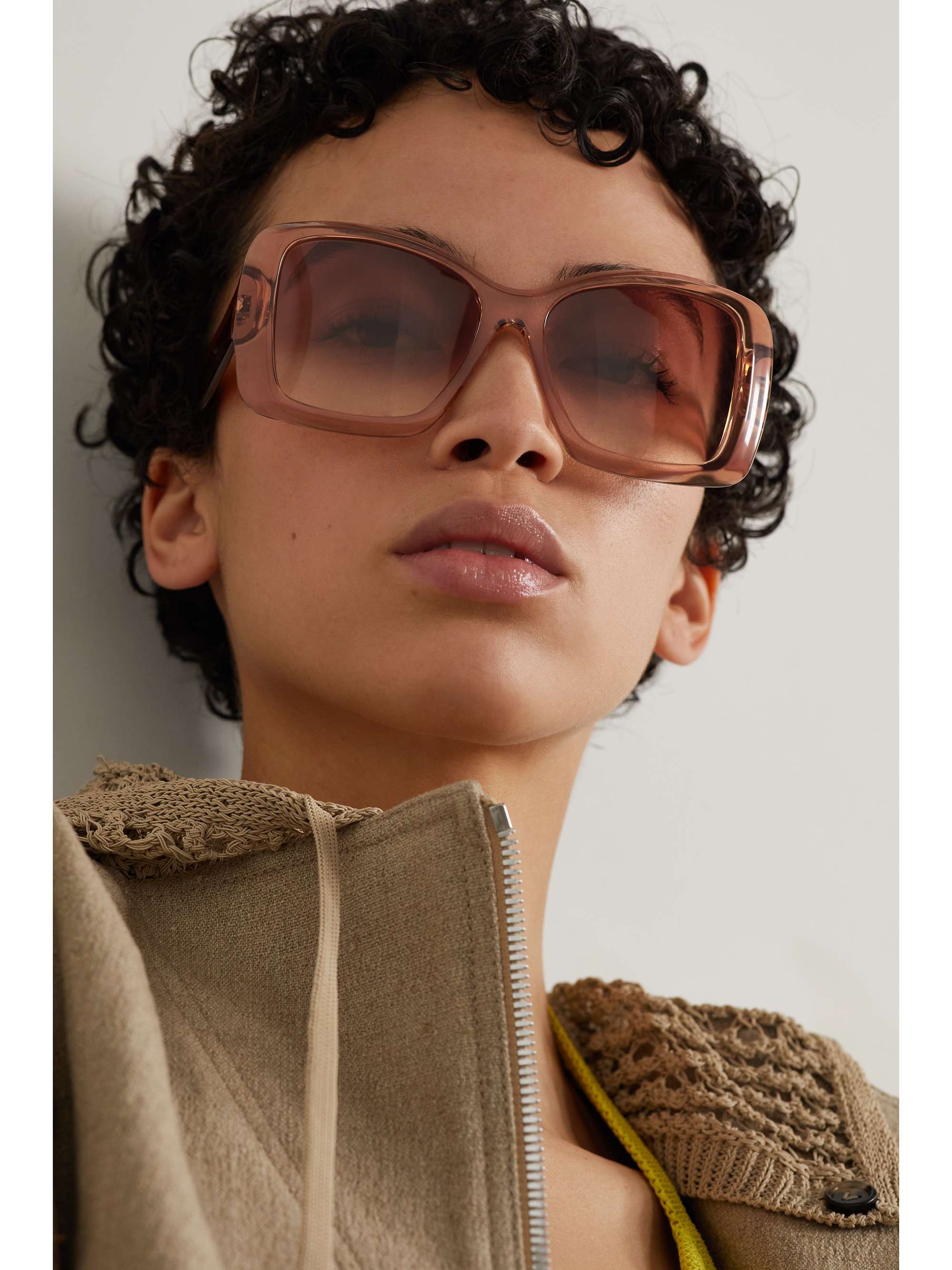 GIVENCHY EYEWEAR Square-frame acetate sunglasses