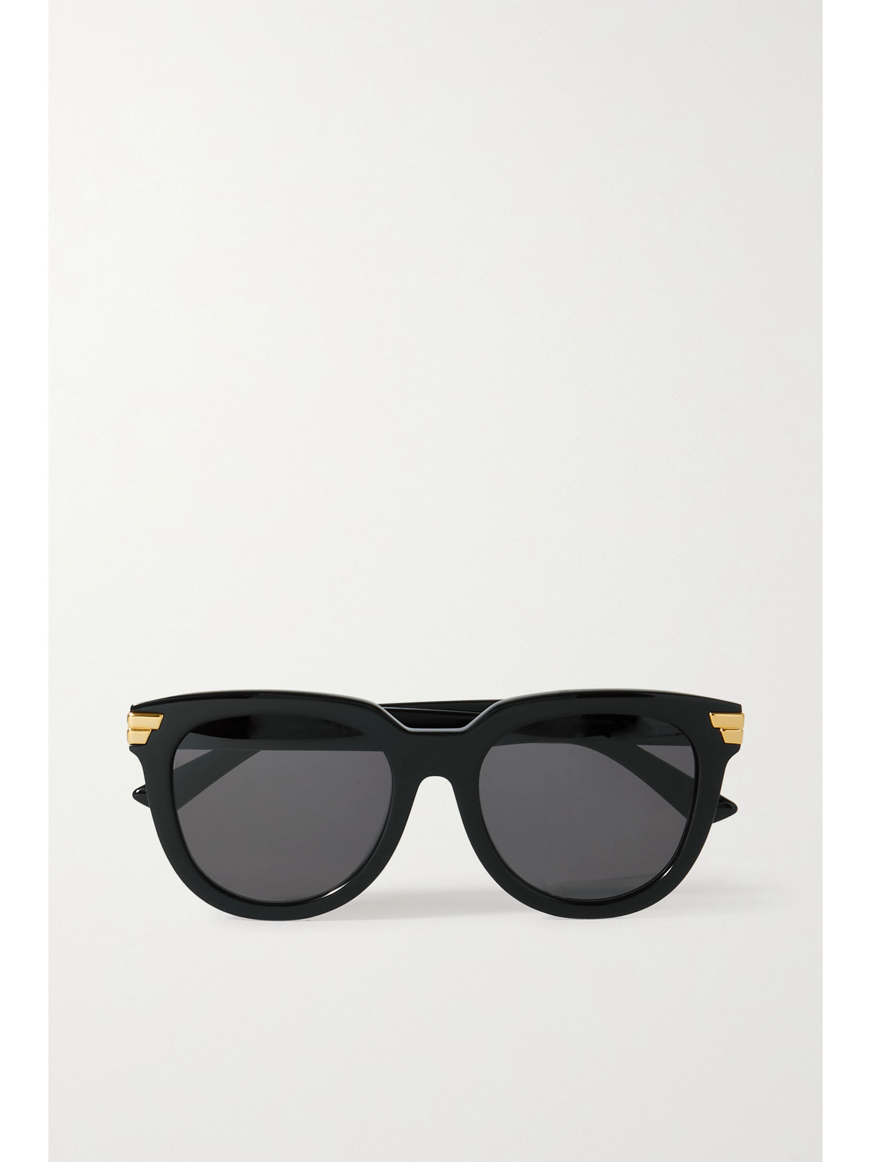 bottega veneta 方框太阳眼镜 in black