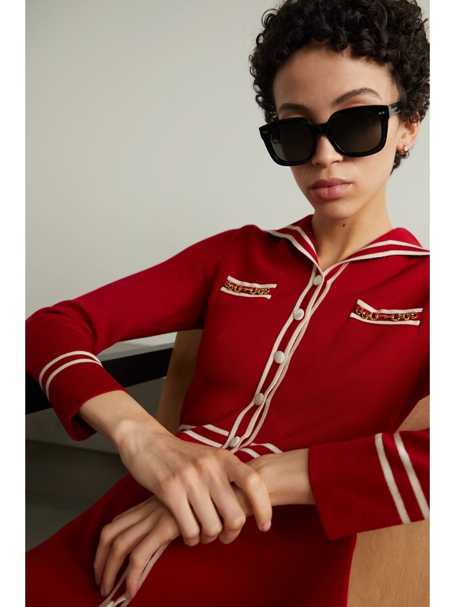 Gucci d frame acetate sunglasses on sale