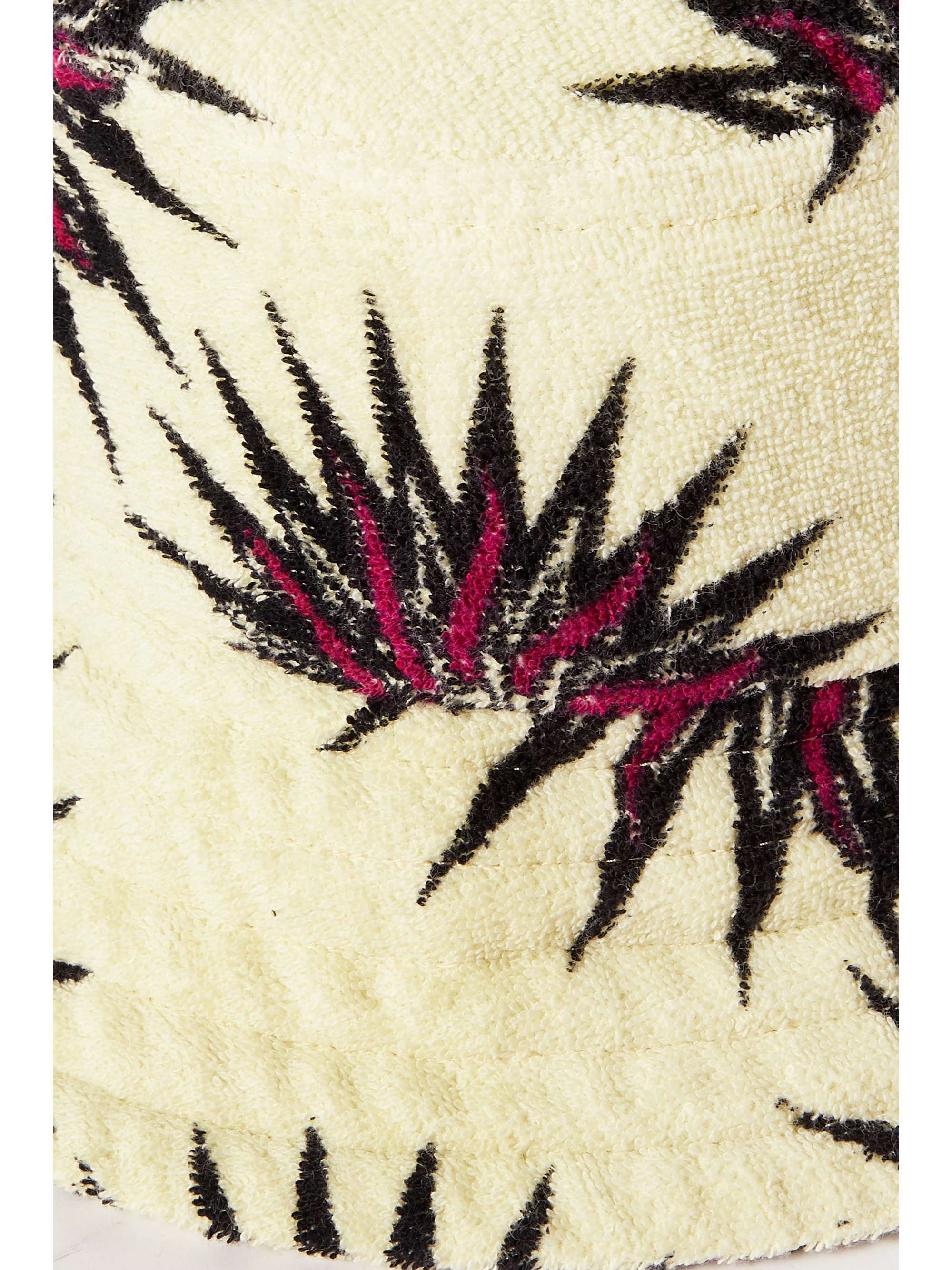 DRIES VAN NOTEN Printed cotton-terry bucket hat