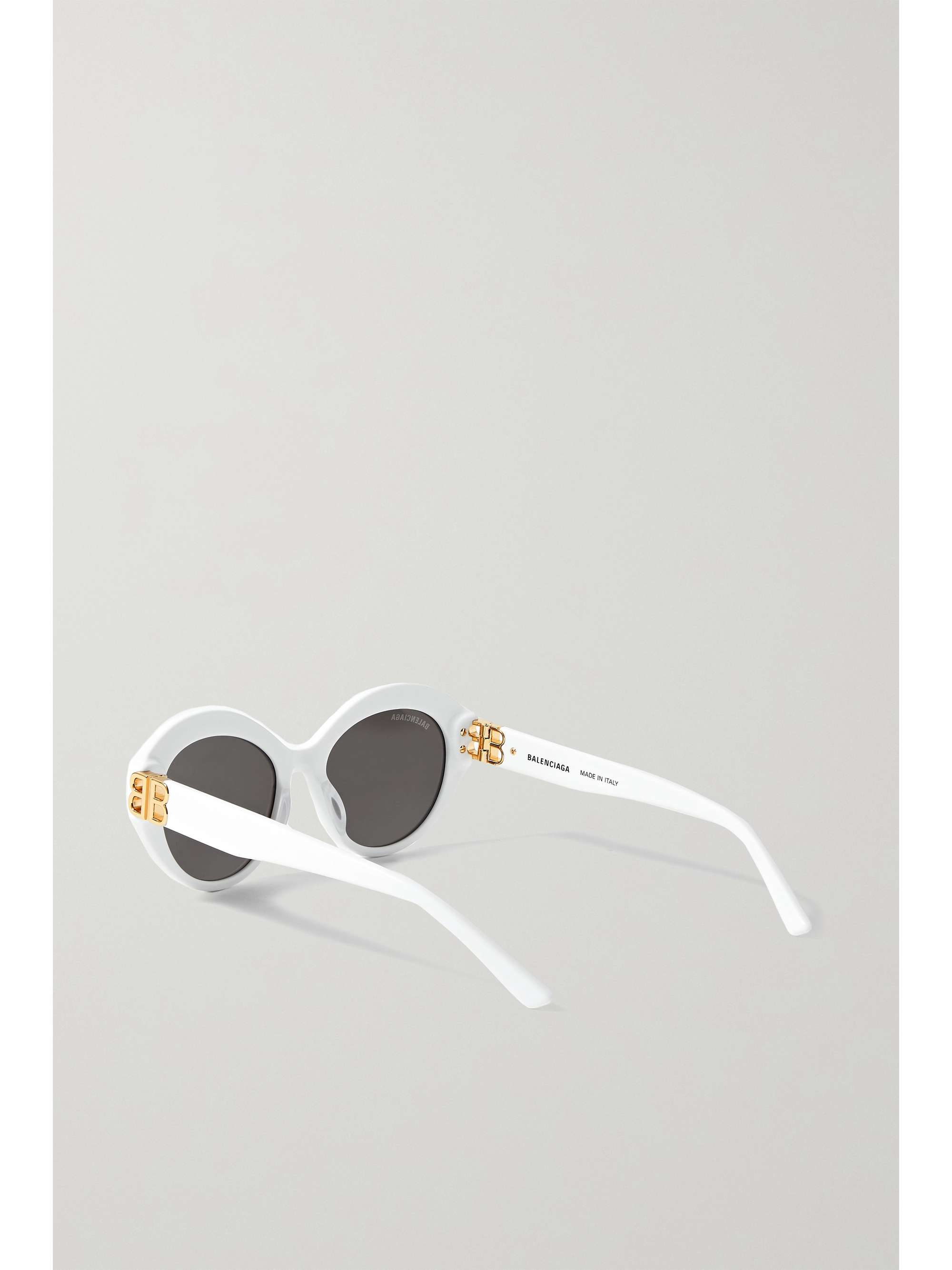 BALENCIAGA EYEWEAR Round-frame acetate sunglasses