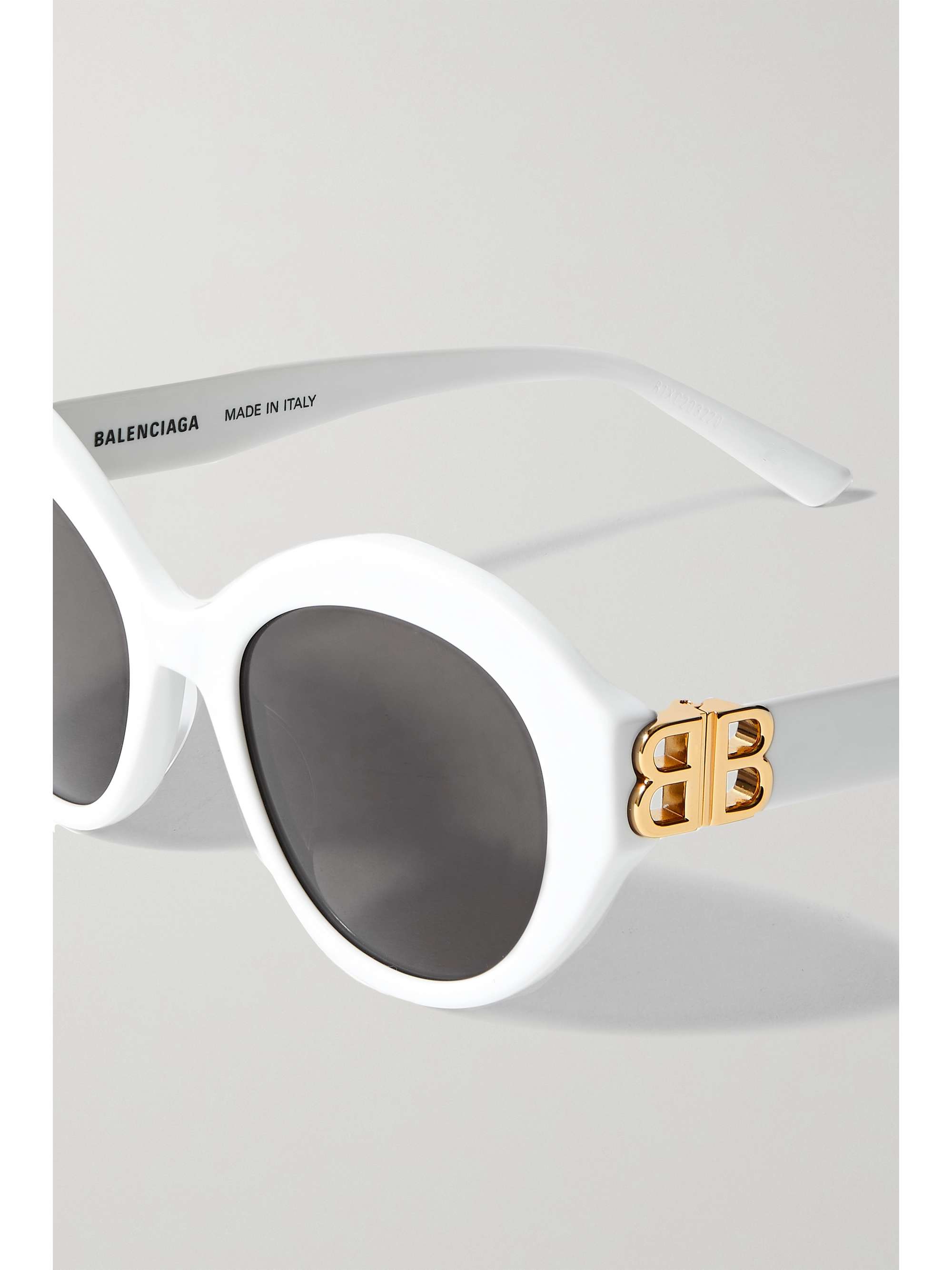 BALENCIAGA EYEWEAR Round-frame acetate sunglasses