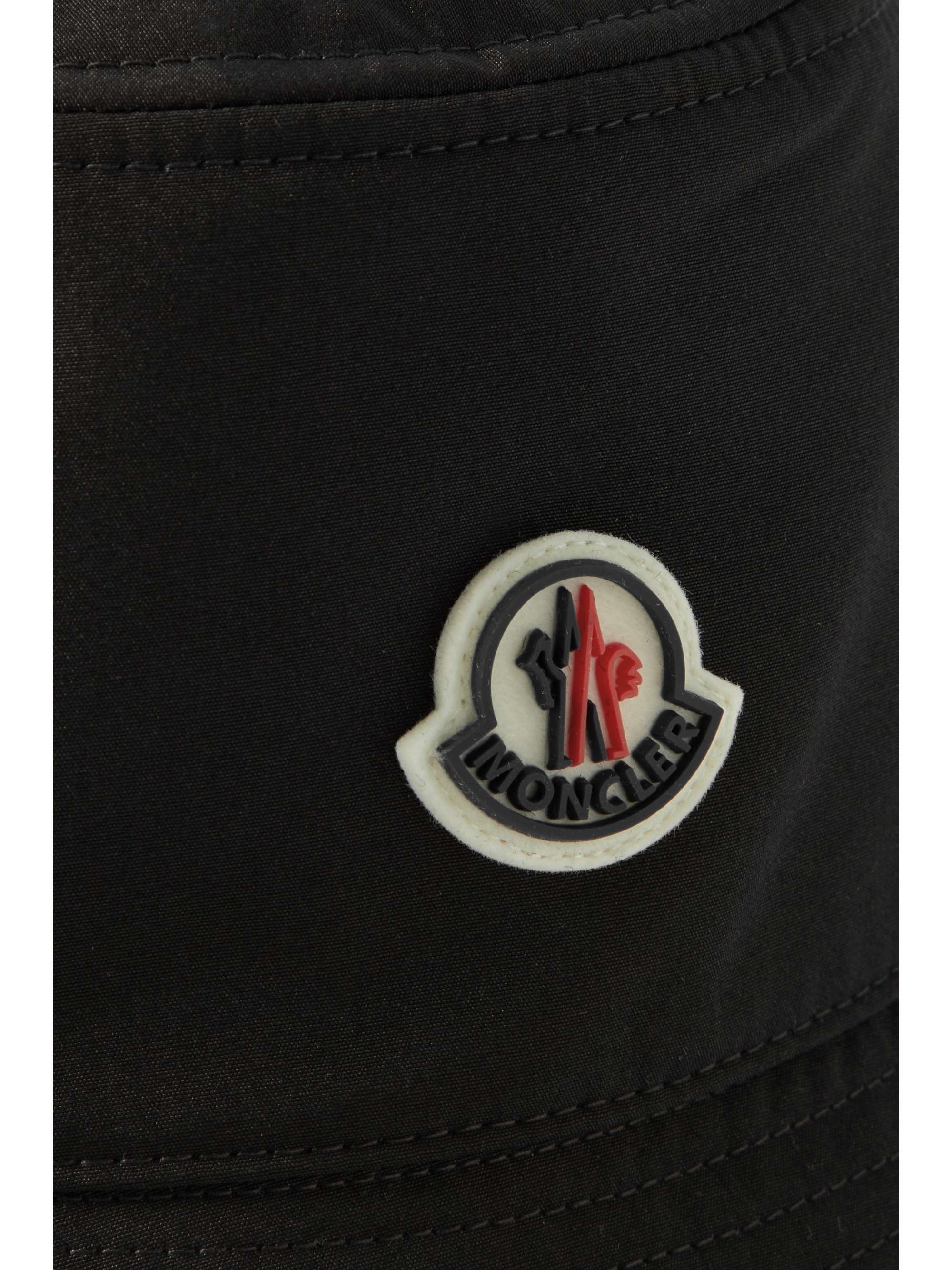 MONCLER Capello appliquéd shell bucket hat